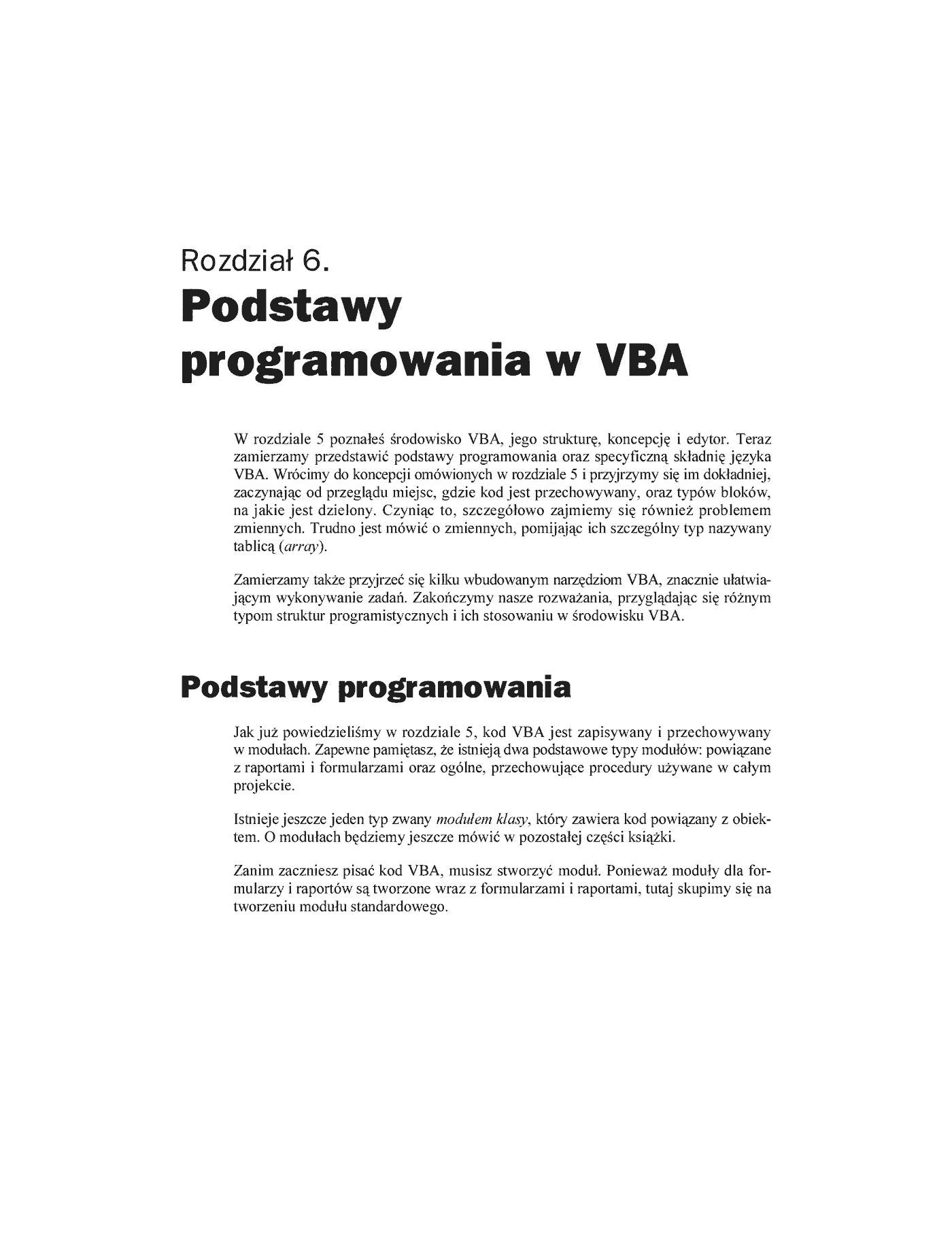 Fragment „Access. Programowanie w VBA” — strona 8 z 35