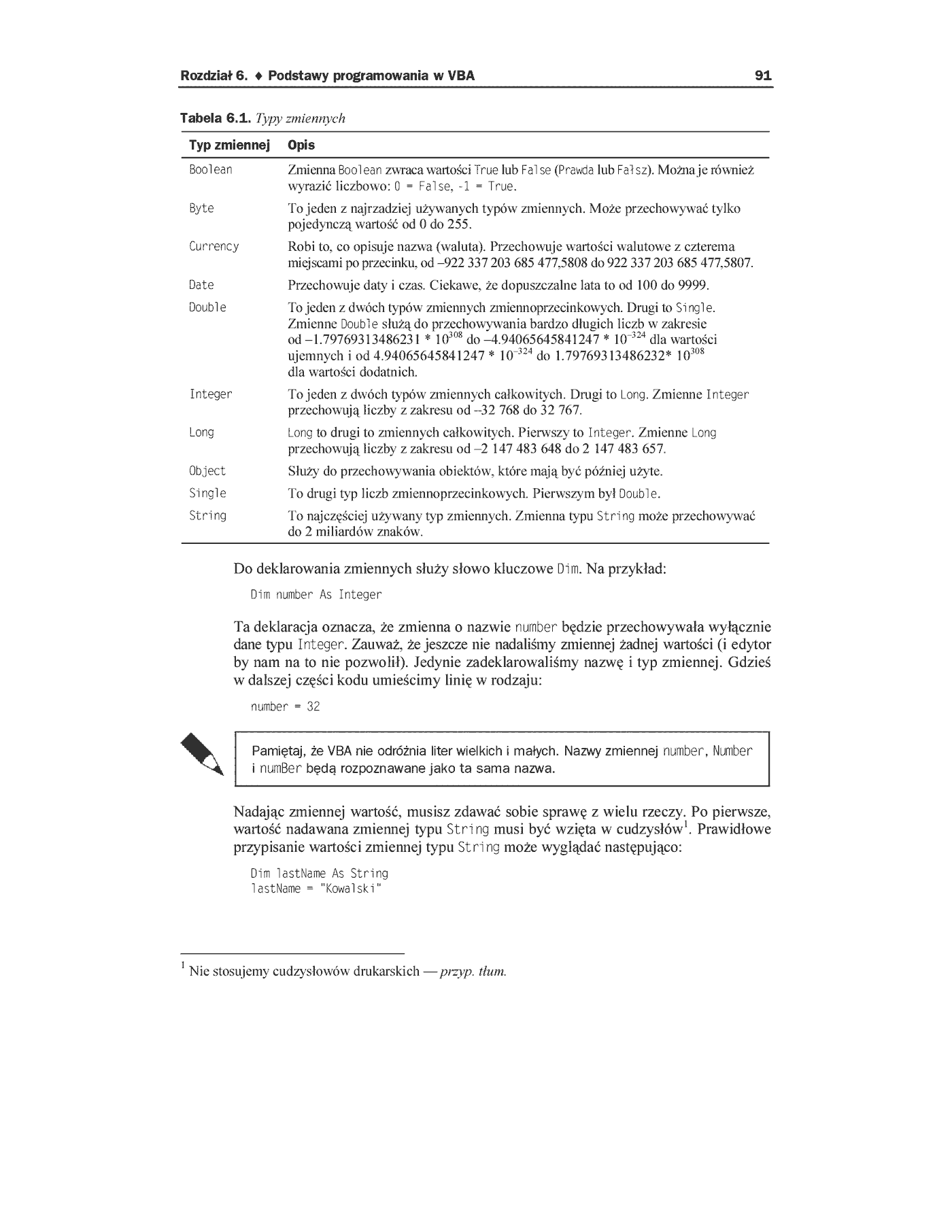 Fragment „Access. Programowanie w VBA” — strona 14 z 35
