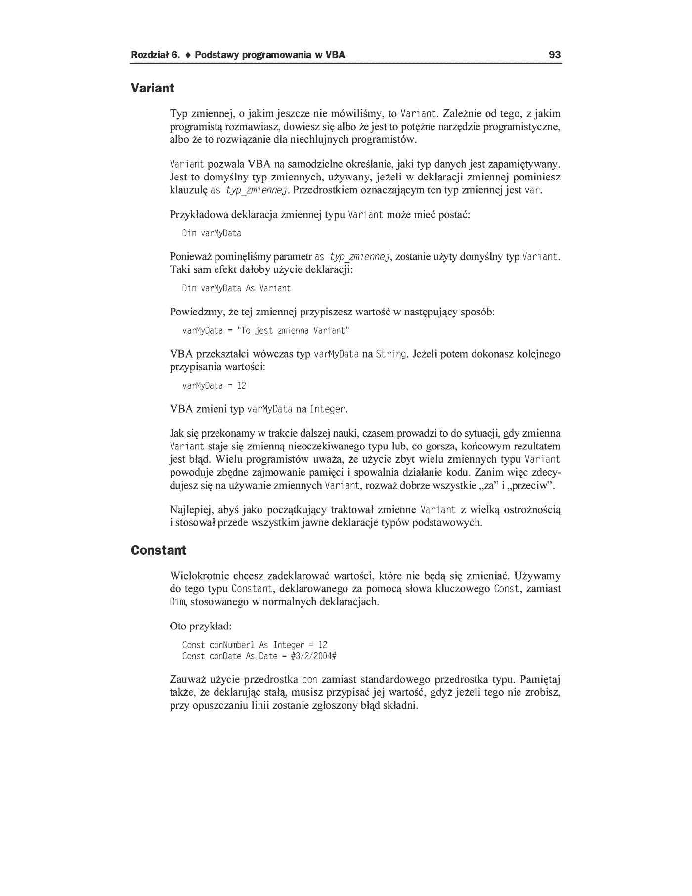 Fragment „Access. Programowanie w VBA” — strona 16 z 35