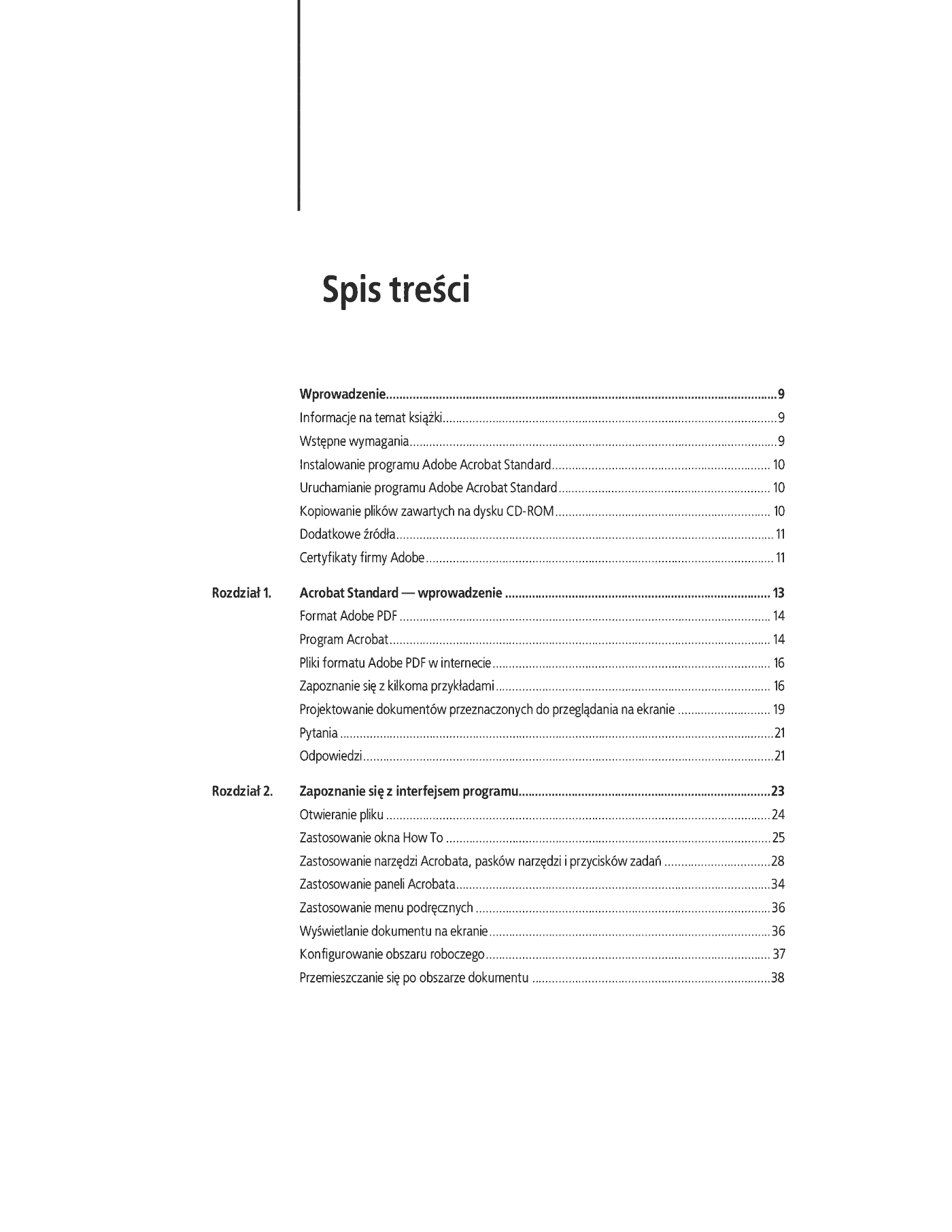 Fragment „Adobe Acrobat 6.0 Standard. Oficjalny podręcznik” — strona 2 z 23