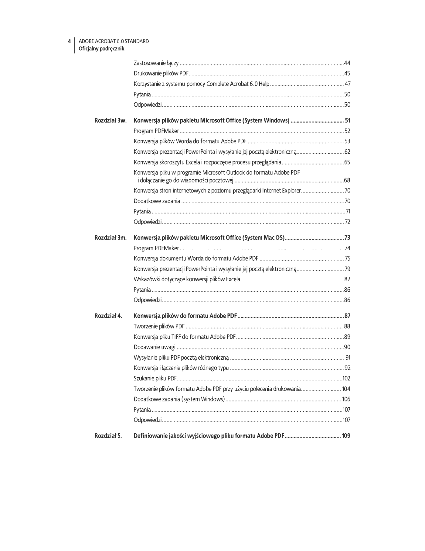 Fragment „Adobe Acrobat 6.0 Standard. Oficjalny podręcznik” — strona 3 z 23