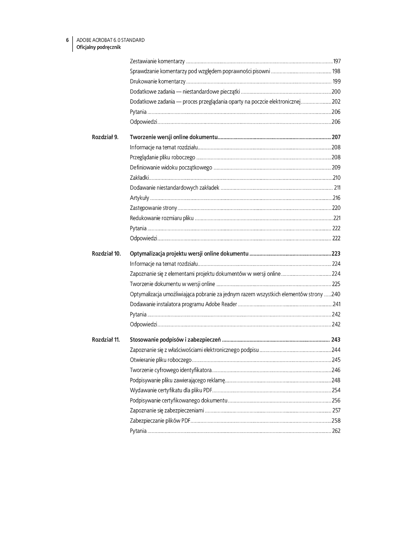 Fragment „Adobe Acrobat 6.0 Standard. Oficjalny podręcznik” — strona 5 z 23