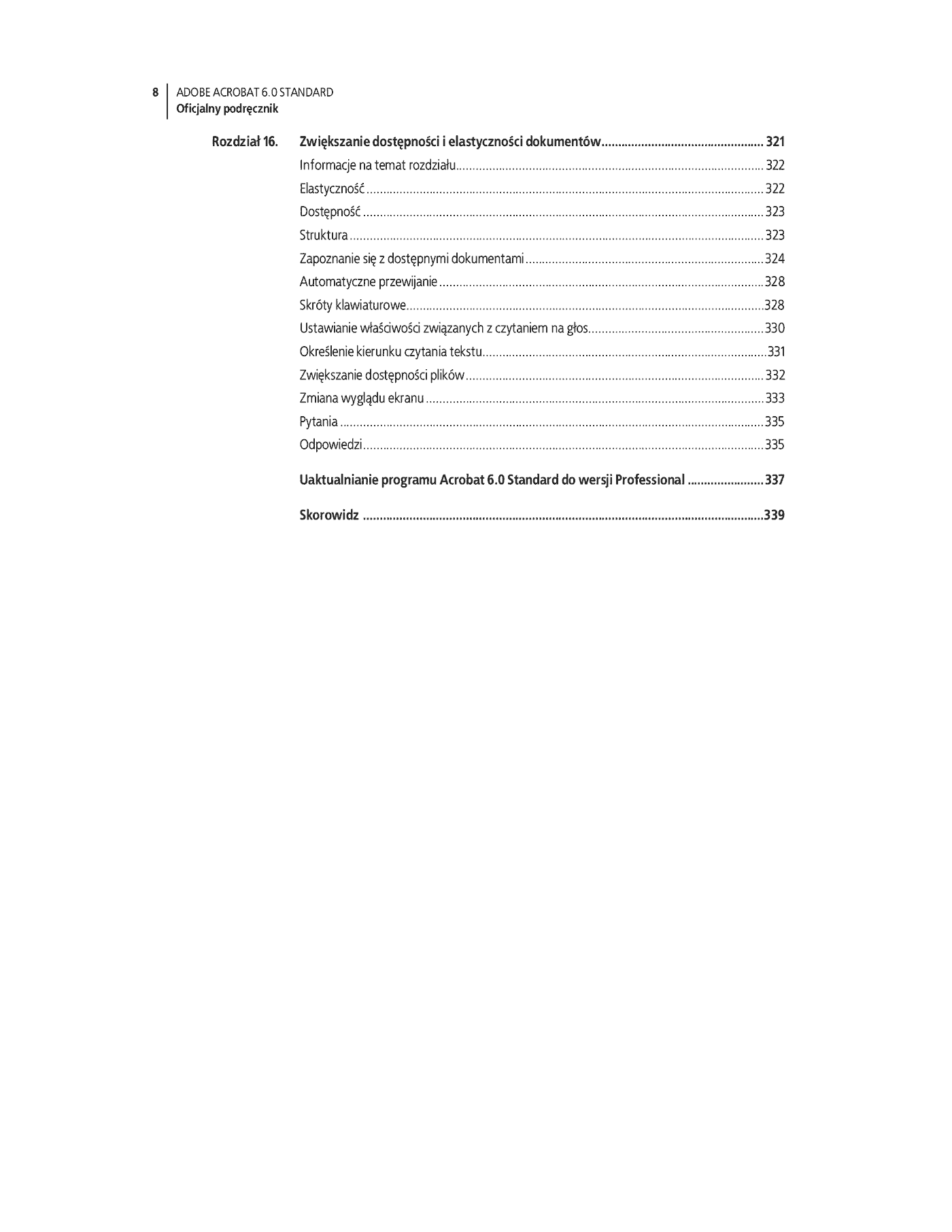 Fragment „Adobe Acrobat 6.0 Standard. Oficjalny podręcznik” — strona 7 z 23