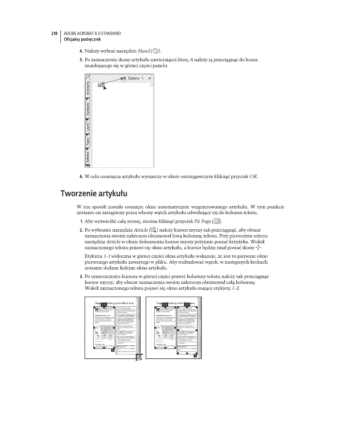 Fragment „Adobe Acrobat 6.0 Standard. Oficjalny podręcznik” — strona 19 z 23