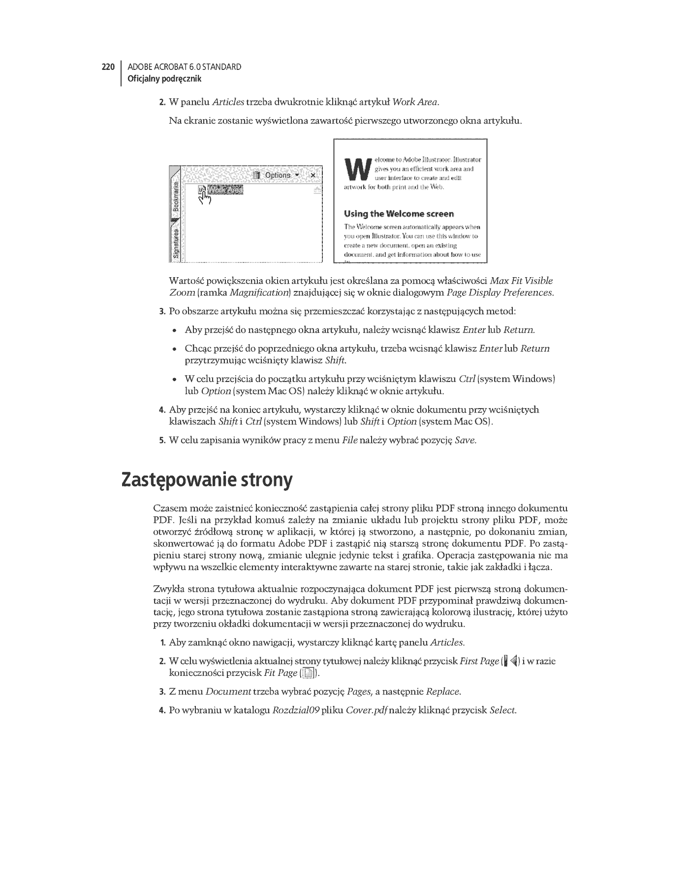 Fragment „Adobe Acrobat 6.0 Standard. Oficjalny podręcznik” — strona 21 z 23