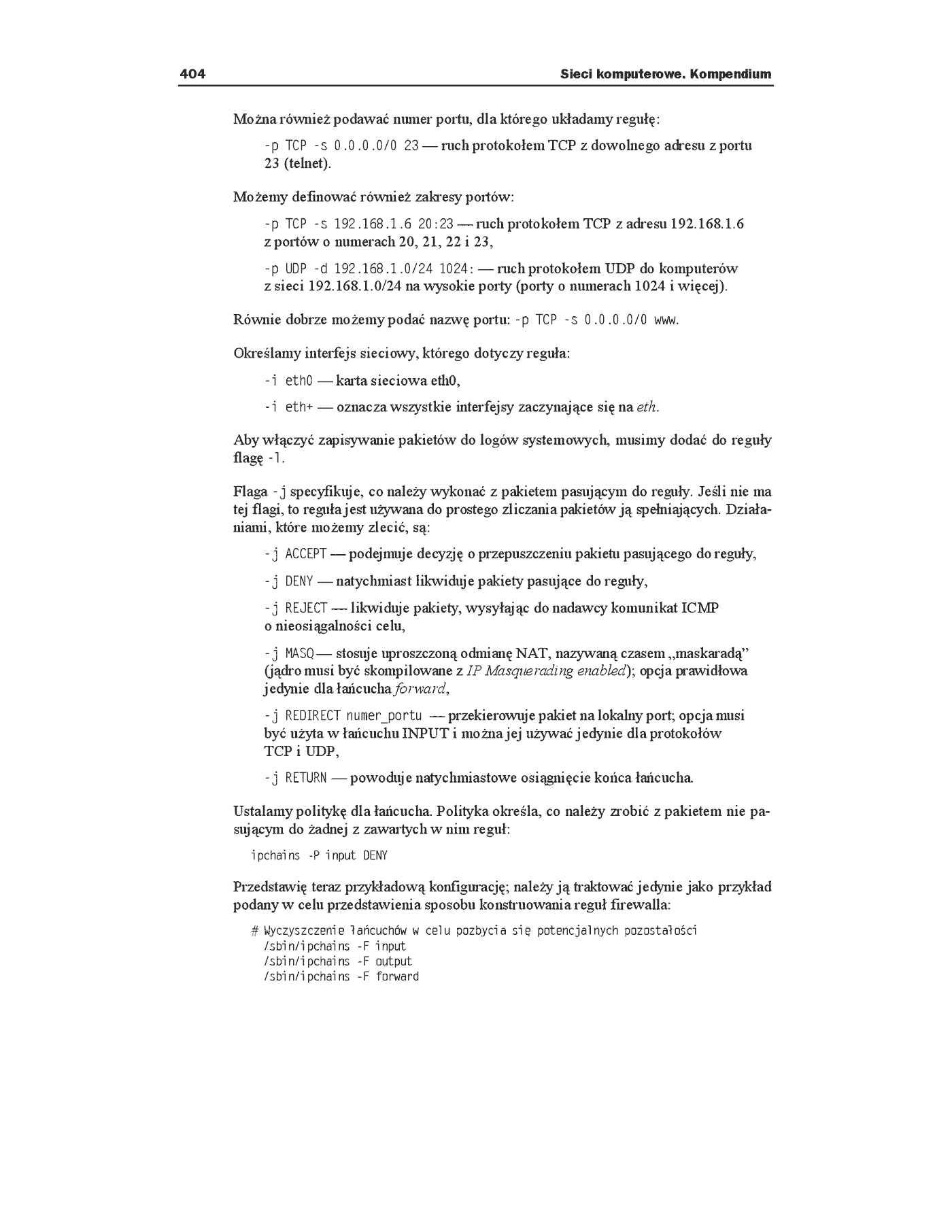 Fragment „Sieci komputerowe. Kompendium” — strona 13 z 33