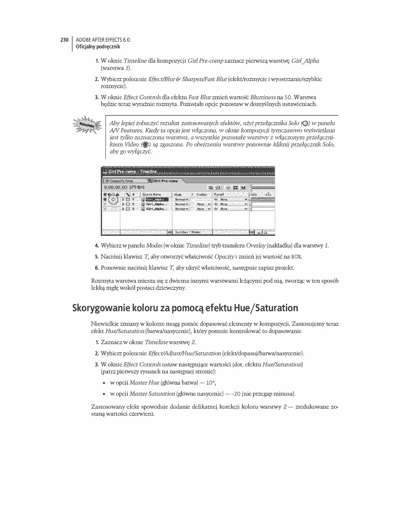 Fragment „Adobe After Effects 6.0. Oficjalny podręcznik” — strona 22 z 26