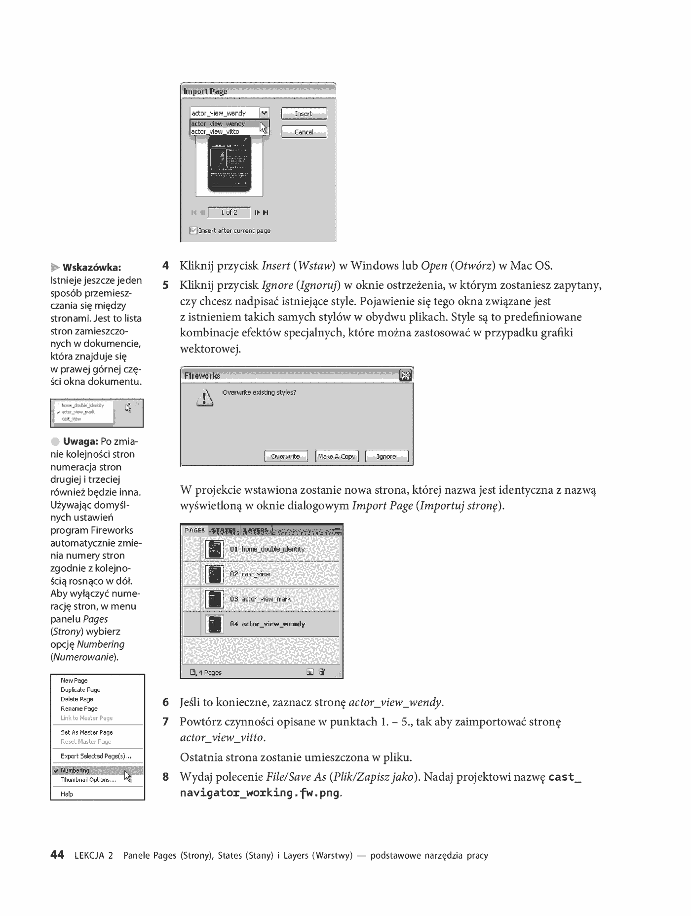 Fragment „Adobe Fireworks CS5/CS5 PL. Oficjalny podręcznik” — strona 13 z 33