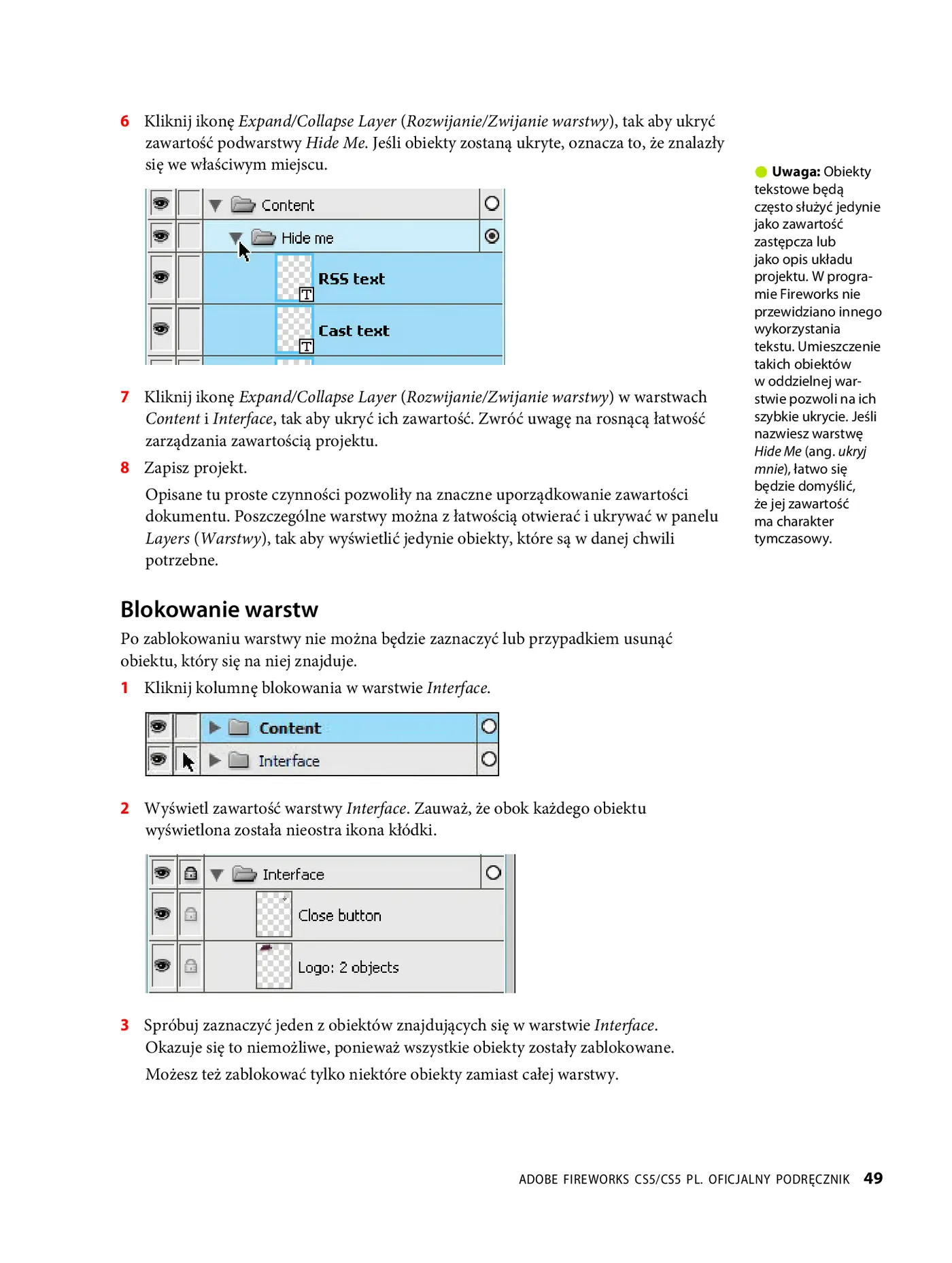 Fragment „Adobe Fireworks CS5/CS5 PL. Oficjalny podręcznik” — strona 18 z 33