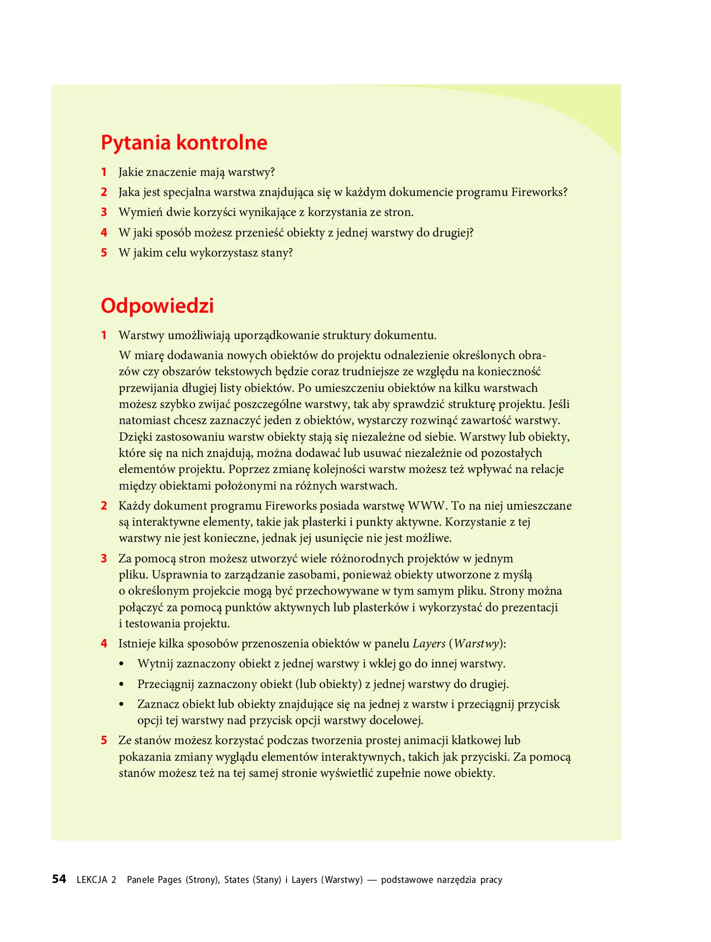 Fragment „Adobe Fireworks CS5/CS5 PL. Oficjalny podręcznik” — strona 23 z 33