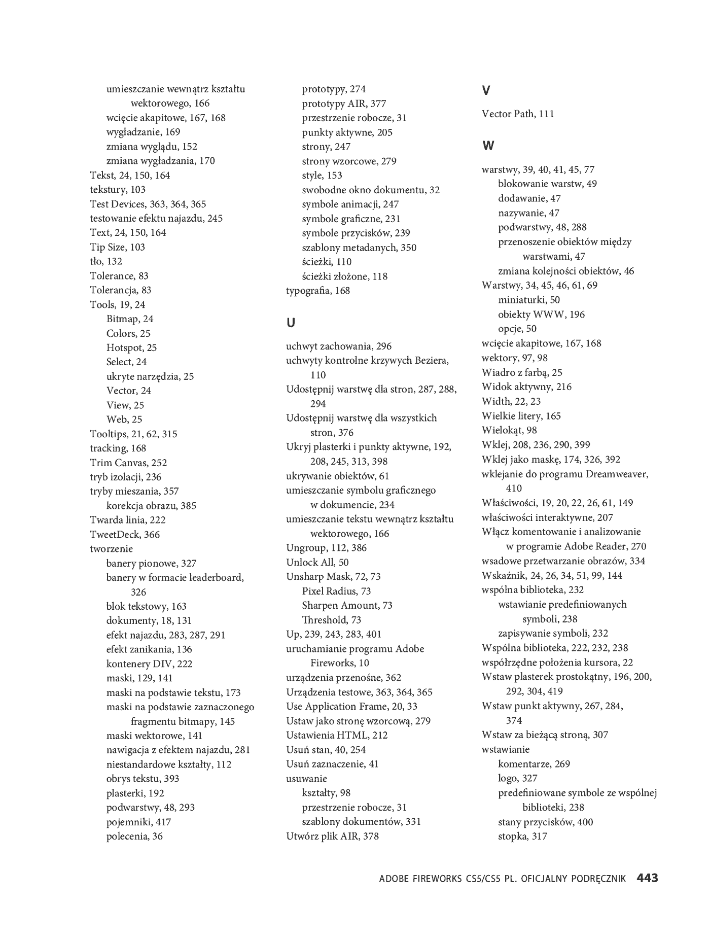 Fragment „Adobe Fireworks CS5/CS5 PL. Oficjalny podręcznik” — strona 32 z 33