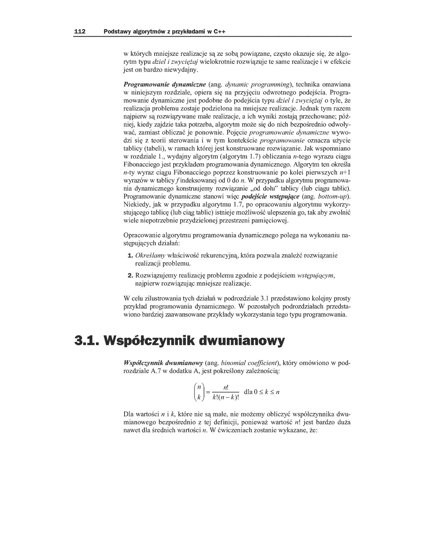 Fragment „Podstawy algorytmów z przykładami w C++” — strona 7 z 50