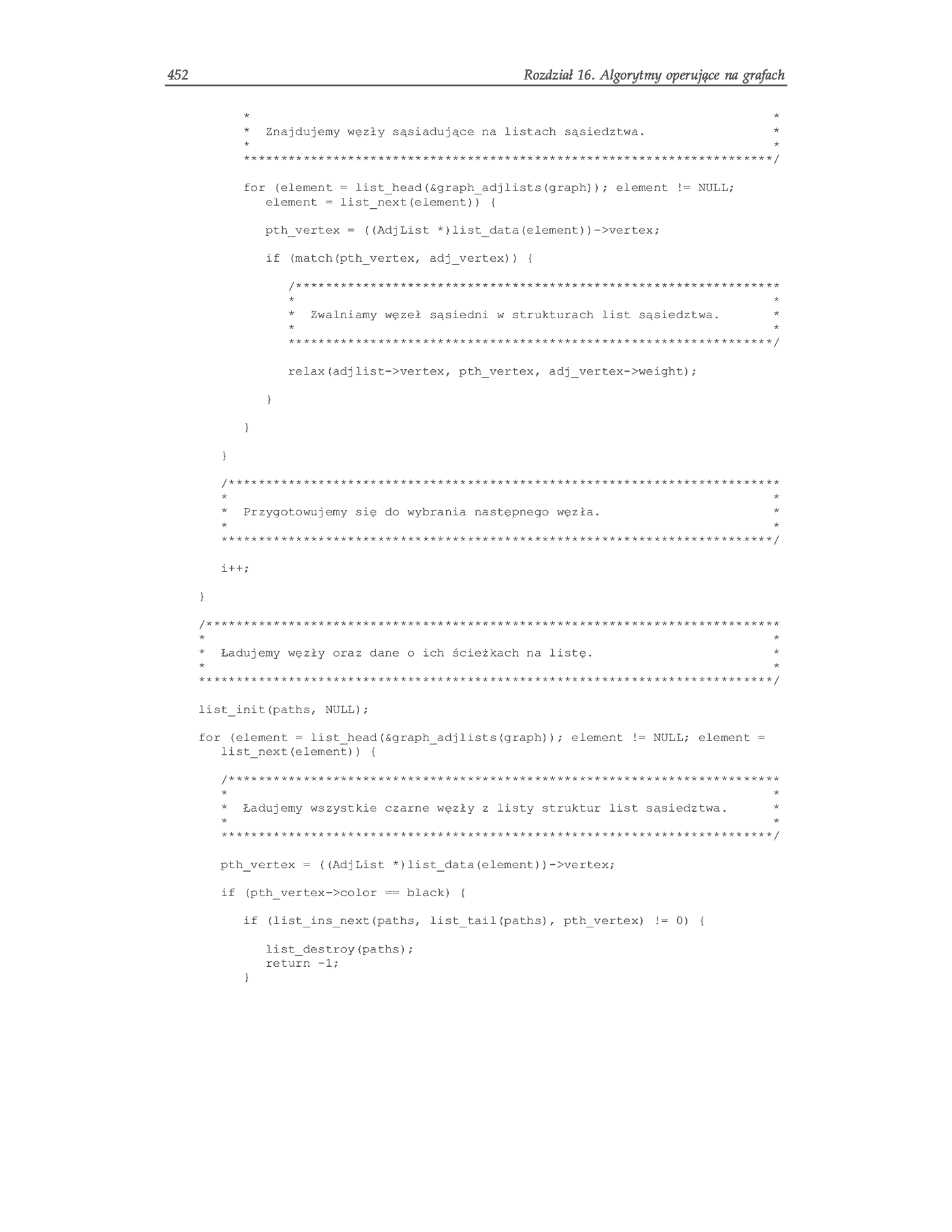 Fragment „Algorytmy w C” — strona 24 z 38