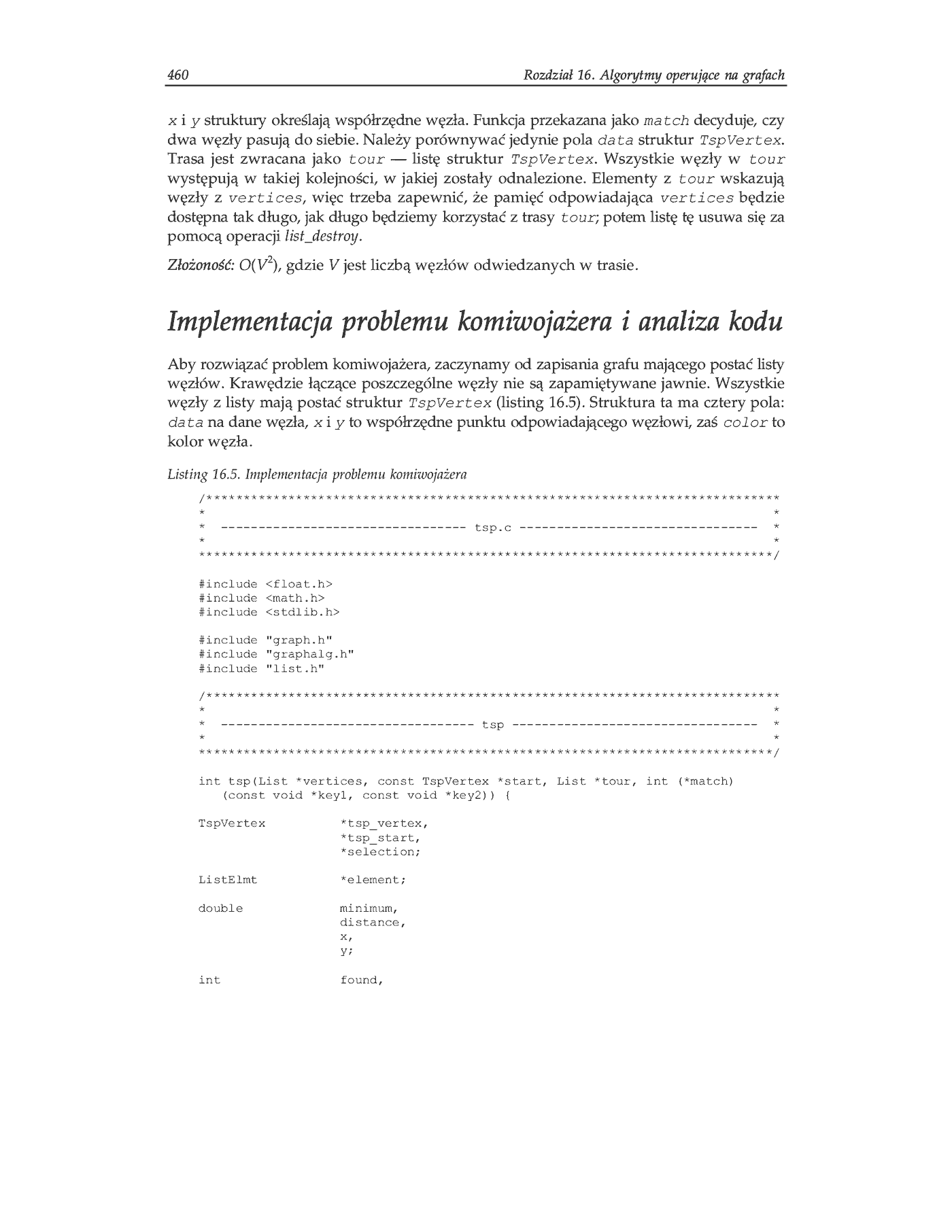 Fragment „Algorytmy w C” — strona 32 z 38