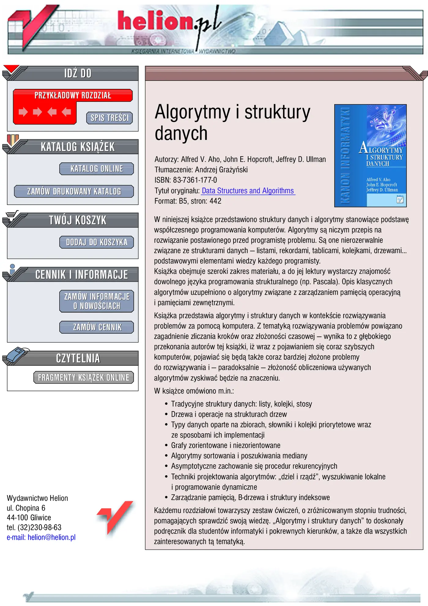 Fragment „Algorytmy i struktury danych” — strona 1 z 39