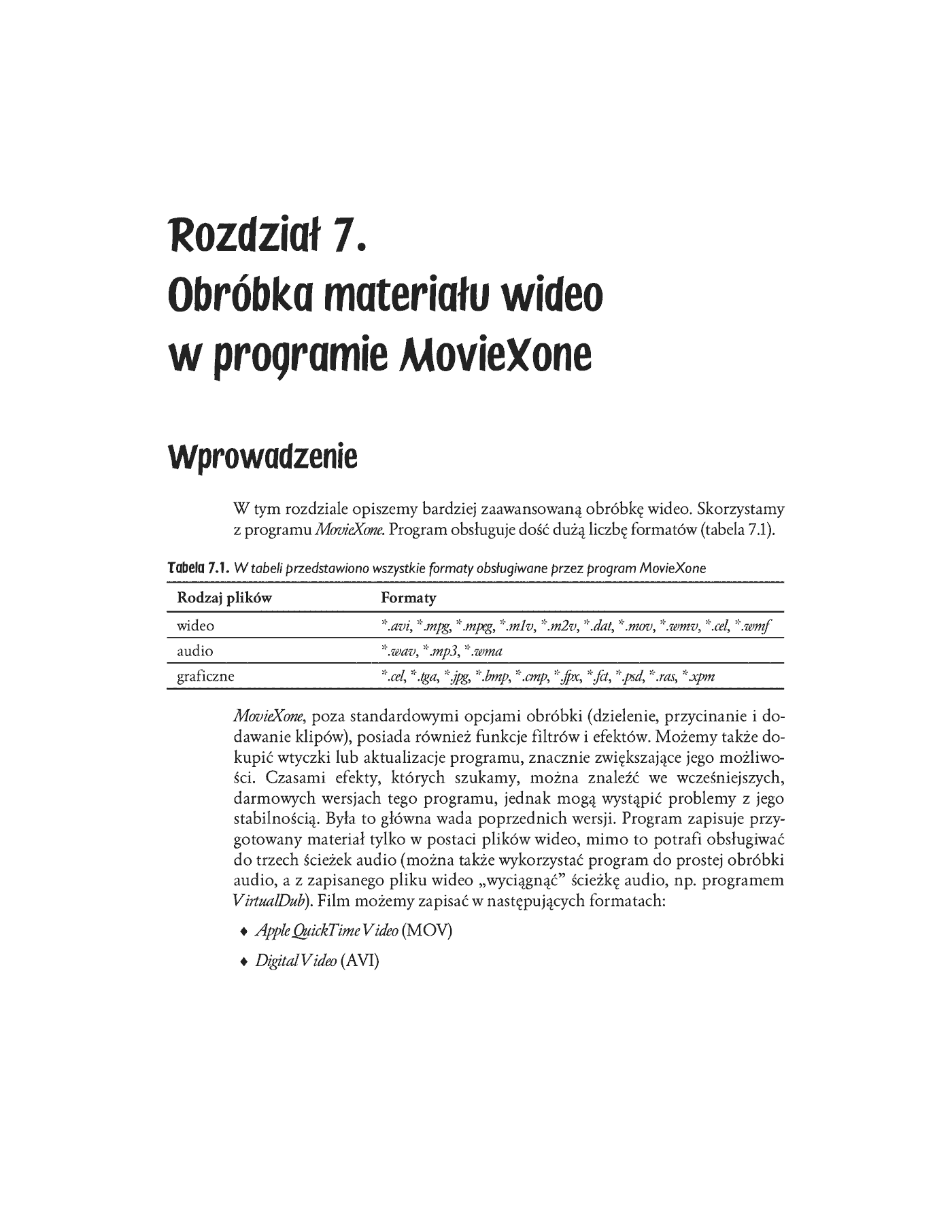 Fragment „Multimedia. Obróbka dźwięku i filmów. Podstawy” — strona 7 z 17