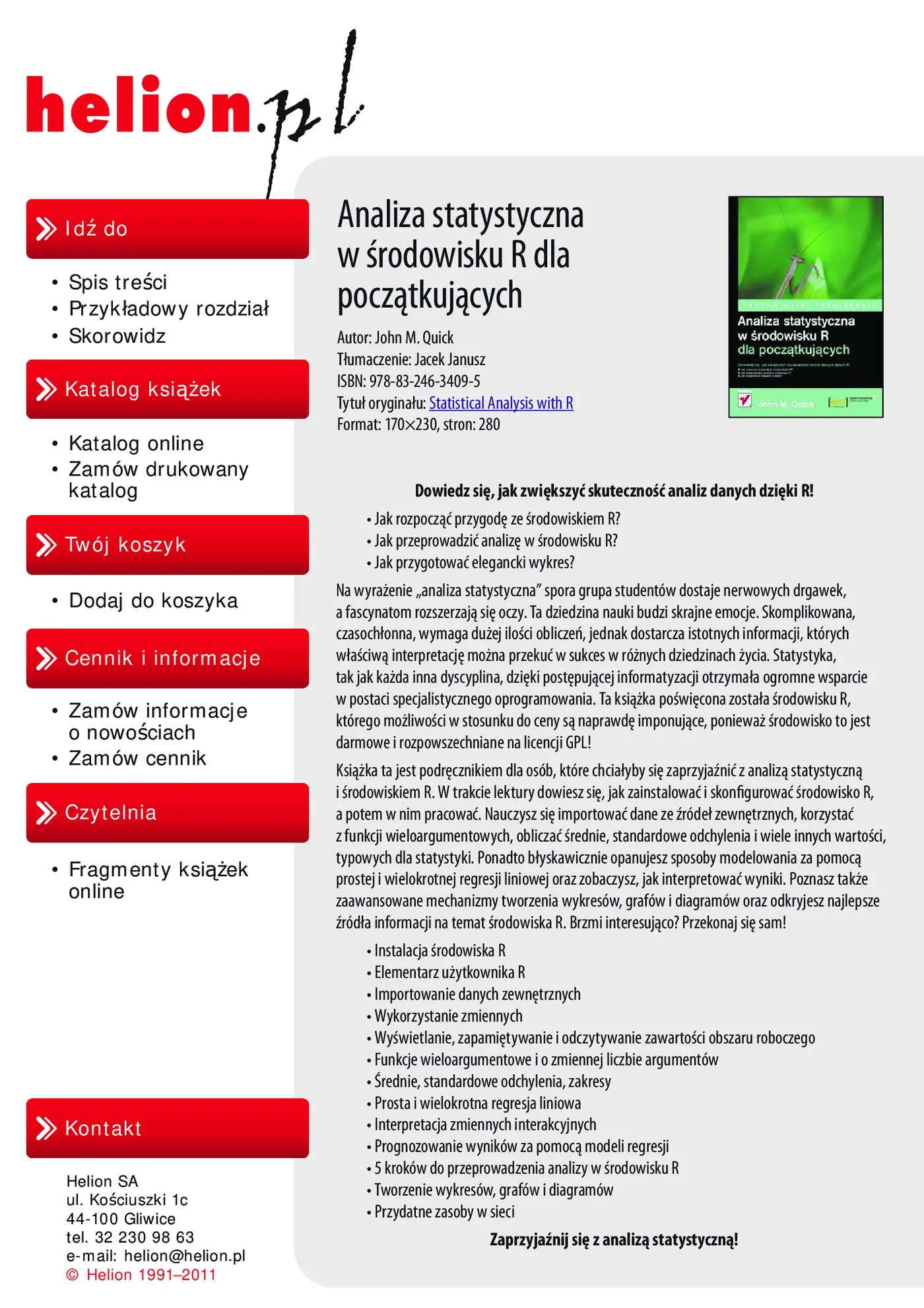 Fragment „Analiza statystyczna w środowisku R dla początkujących” — strona 2 z 31