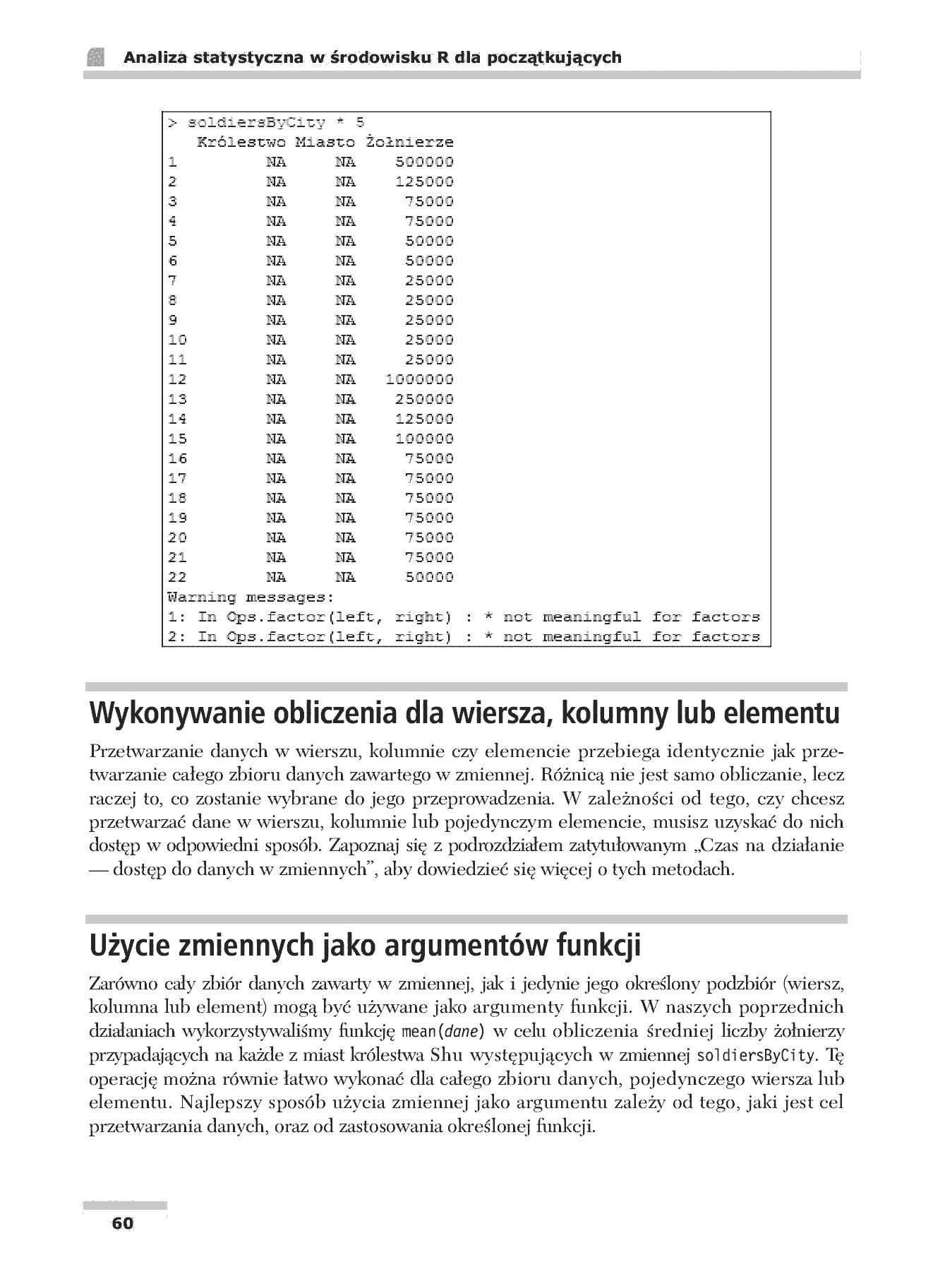 Fragment „Analiza statystyczna w środowisku R dla początkujących” — strona 16 z 31