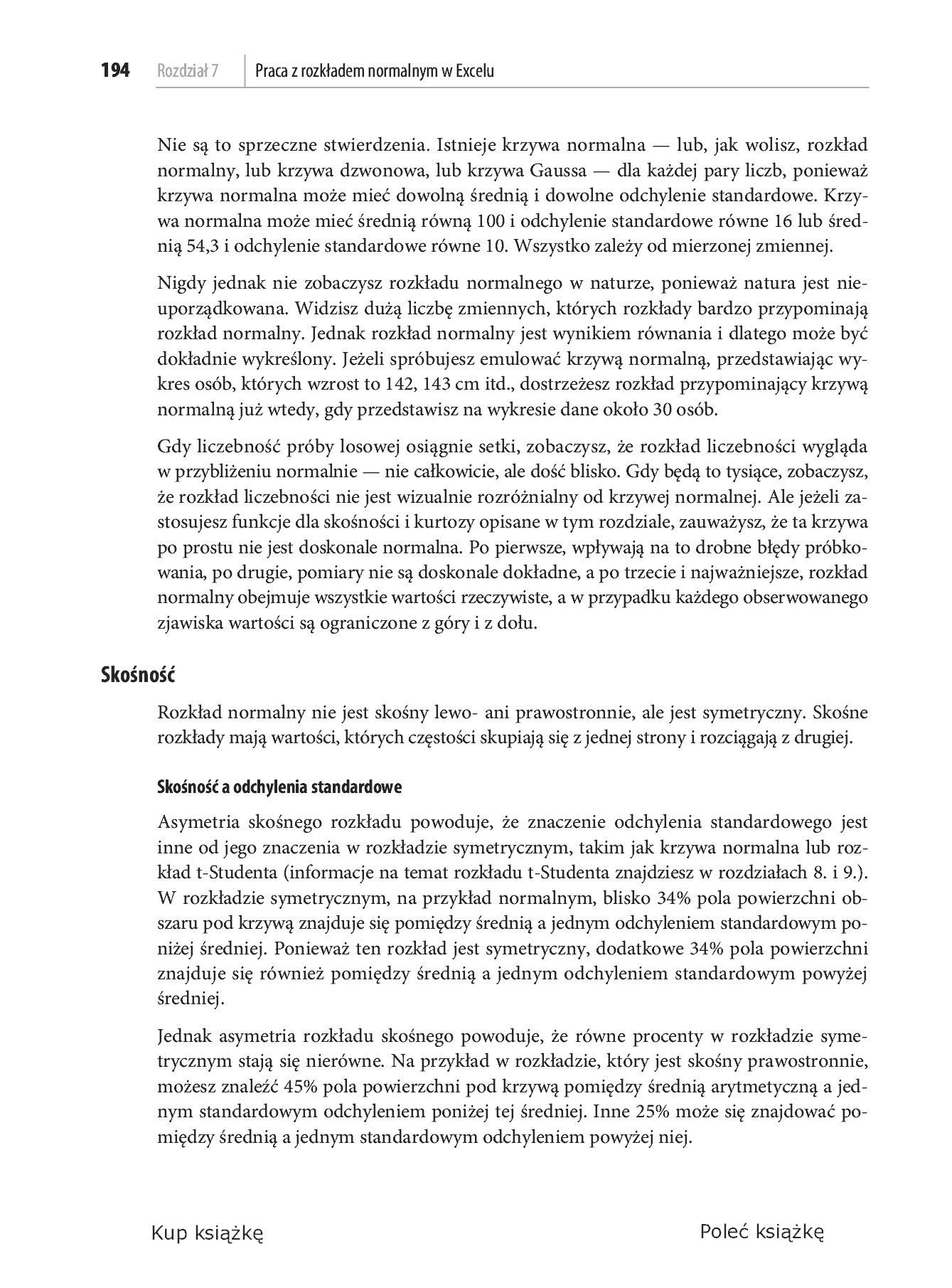 Fragment „Analiza statystyczna. Microsoft Excel 2010 PL” — strona 10 z 50