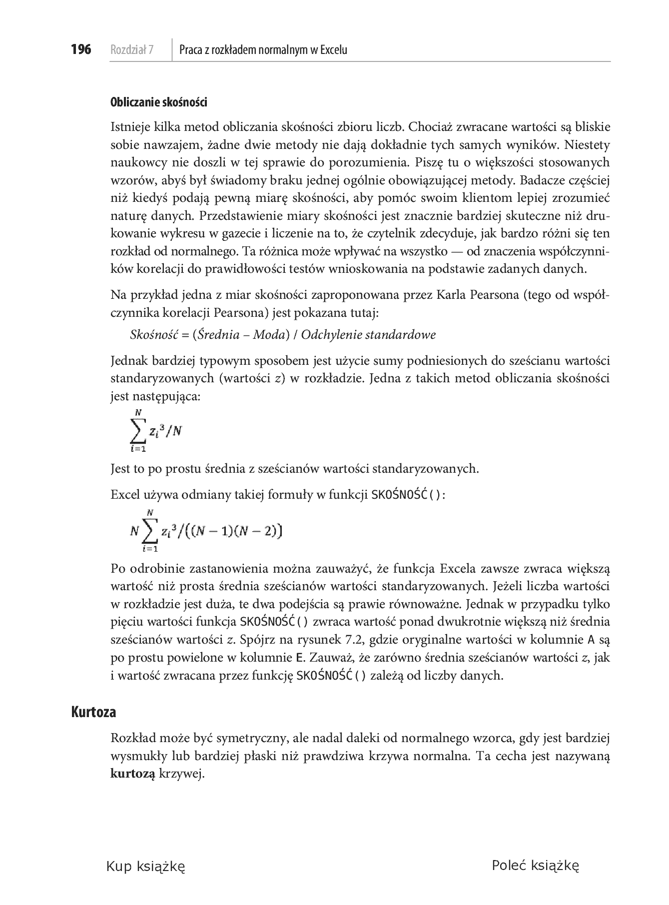 Fragment „Analiza statystyczna. Microsoft Excel 2010 PL” — strona 12 z 50