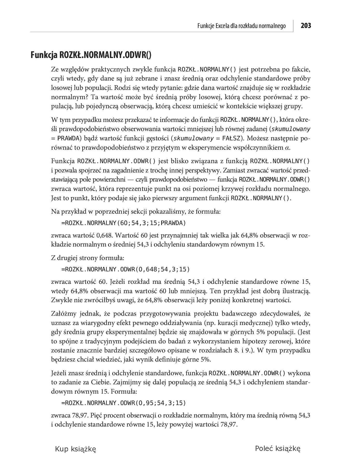 Fragment „Analiza statystyczna. Microsoft Excel 2010 PL” — strona 19 z 50