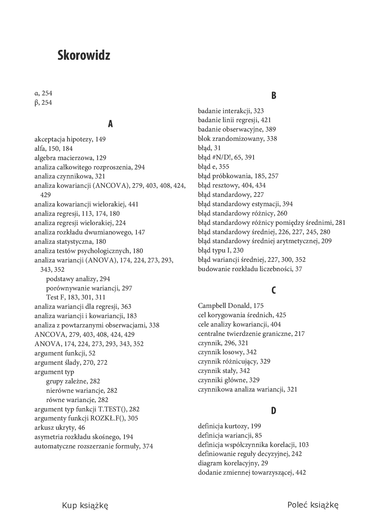 Fragment „Analiza statystyczna. Microsoft Excel 2010 PL” — strona 39 z 50