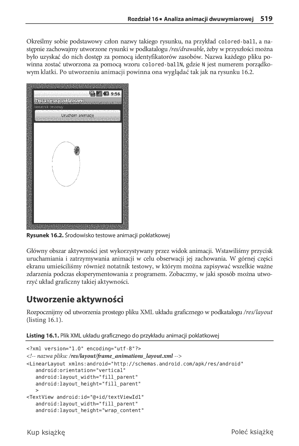Fragment „Android 3. Tworzenie aplikacji” — strona 21 z 79