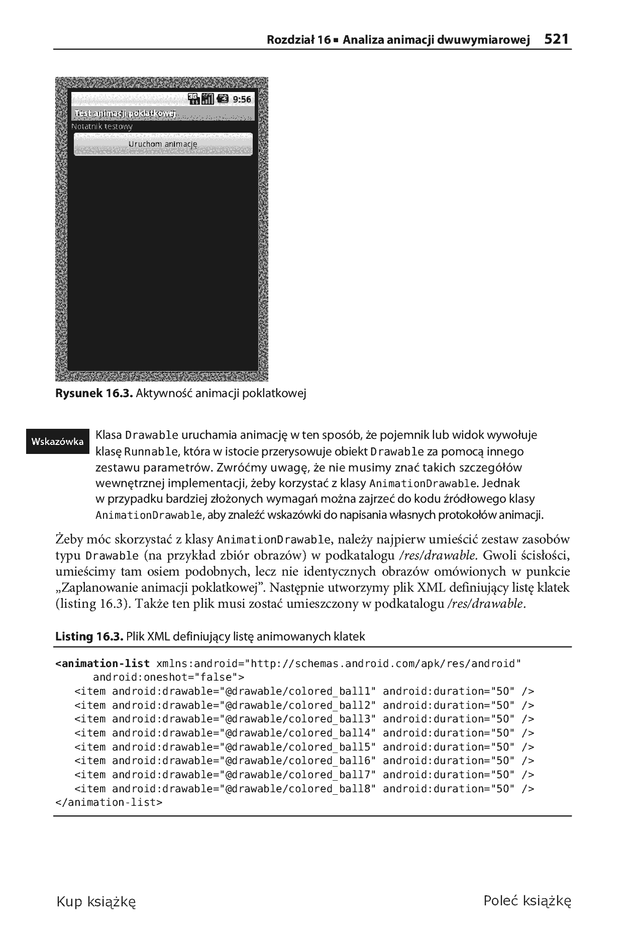 Fragment „Android 3. Tworzenie aplikacji” — strona 23 z 79