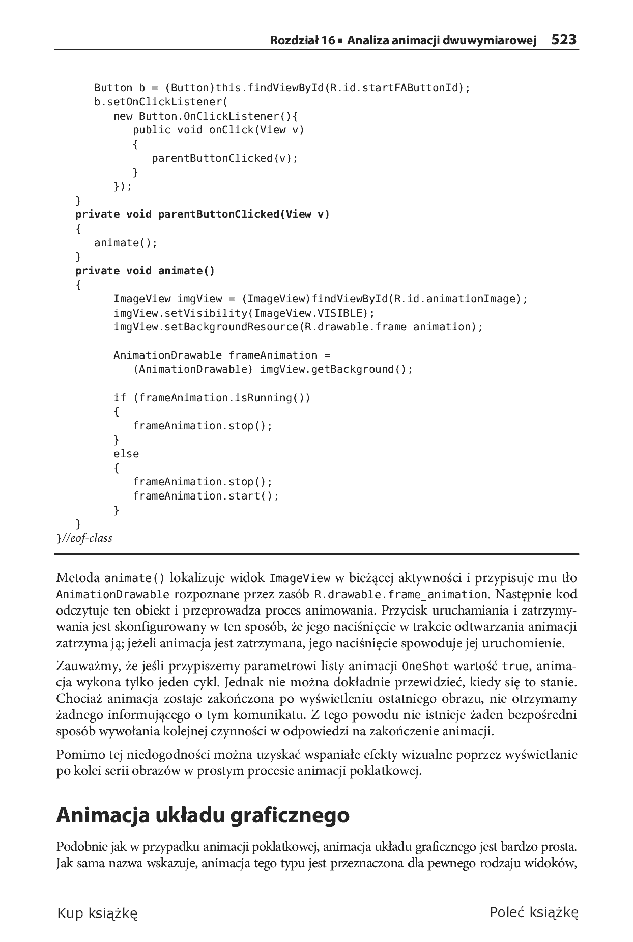 Fragment „Android 3. Tworzenie aplikacji” — strona 25 z 79