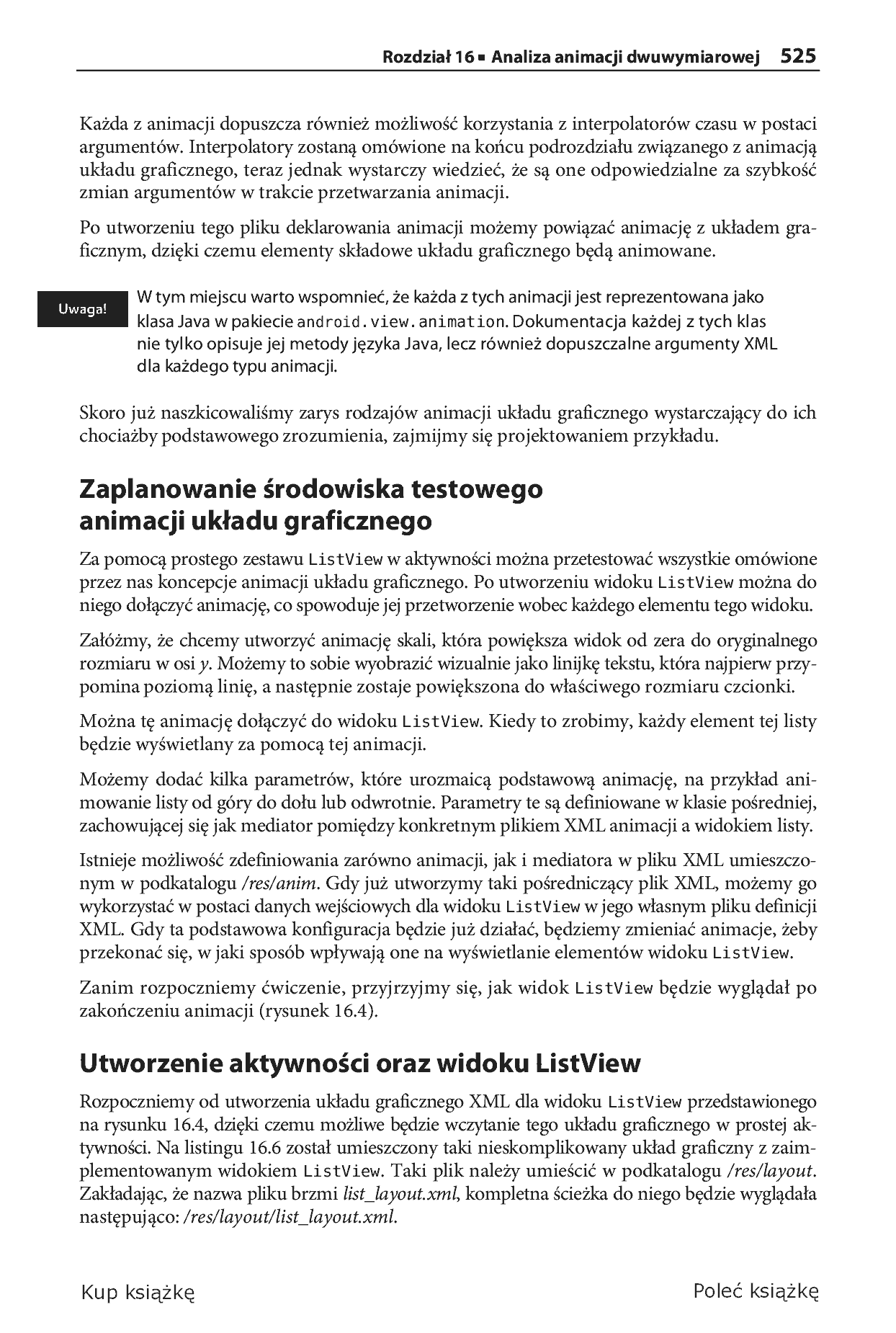 Fragment „Android 3. Tworzenie aplikacji” — strona 27 z 79