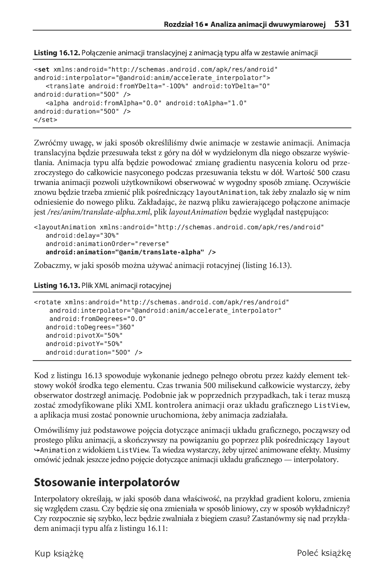 Fragment „Android 3. Tworzenie aplikacji” — strona 33 z 79