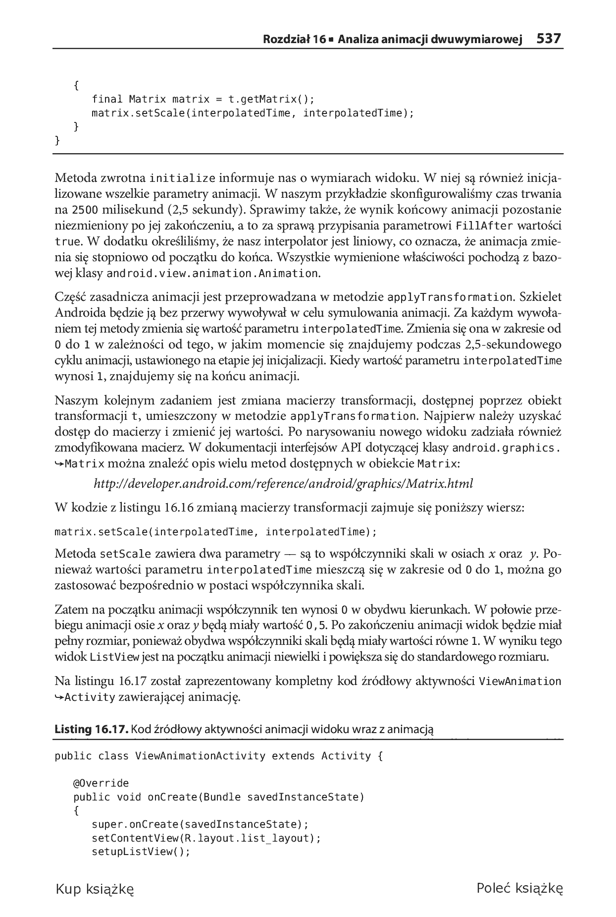 Fragment „Android 3. Tworzenie aplikacji” — strona 39 z 79