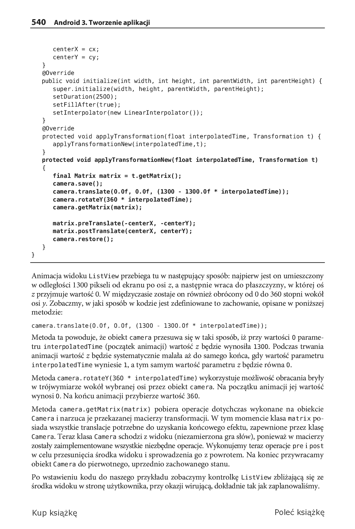 Fragment „Android 3. Tworzenie aplikacji” — strona 42 z 79