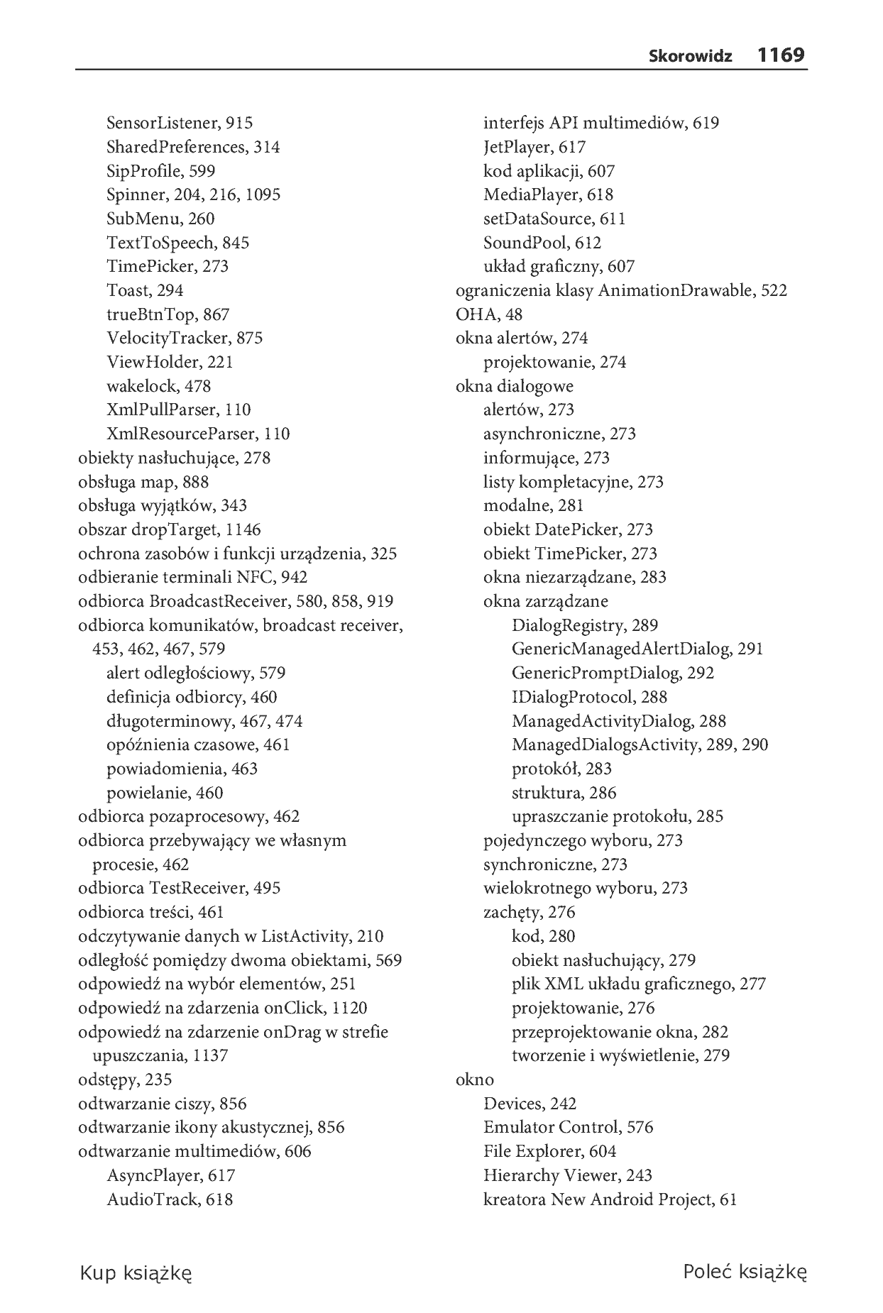 Fragment „Android 3. Tworzenie aplikacji” — strona 66 z 79