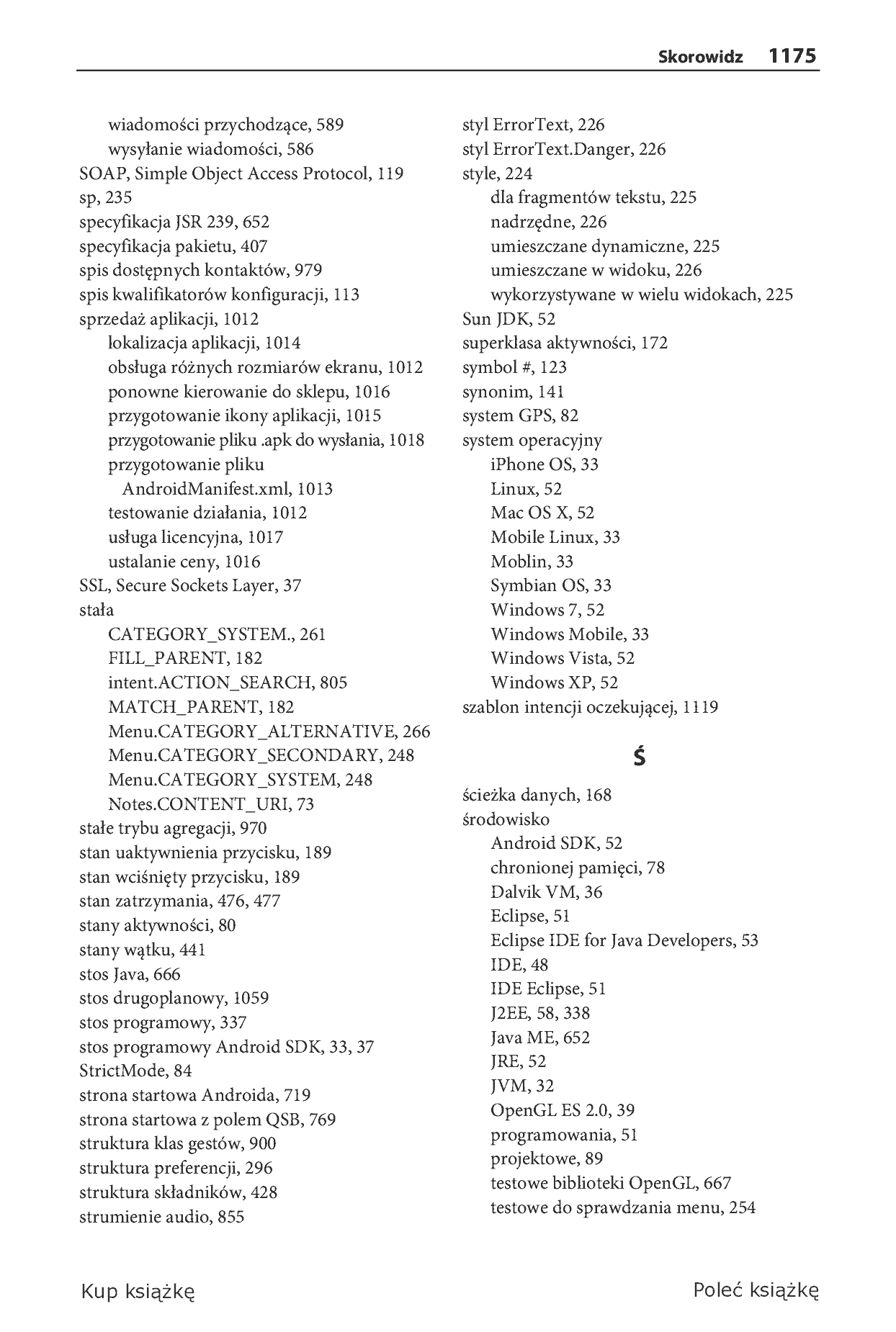 Fragment „Android 3. Tworzenie aplikacji” — strona 72 z 79
