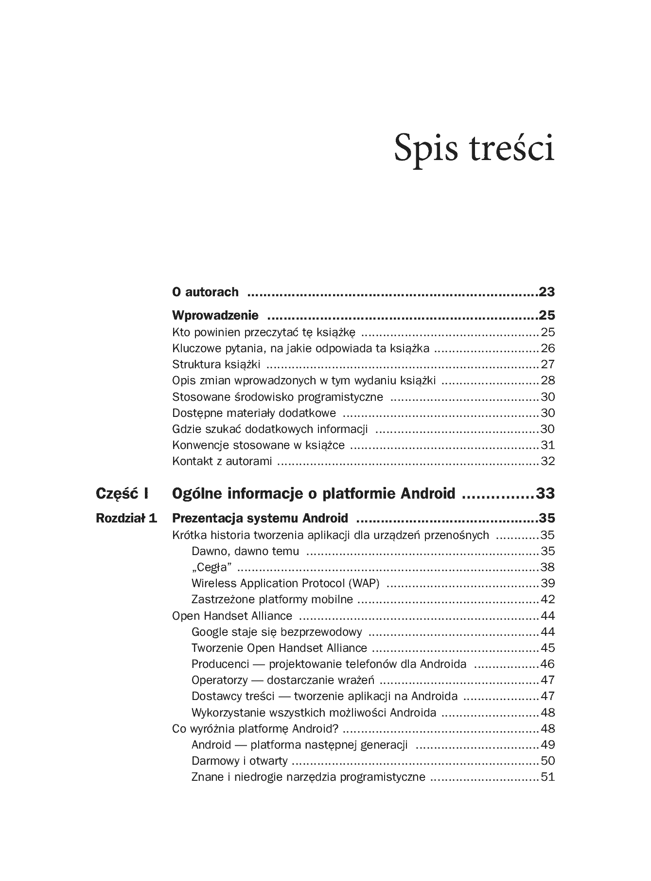 Fragment „Android. Programowanie aplikacji na urządzenia przenośne. Wydanie II” — strona 3 z 68