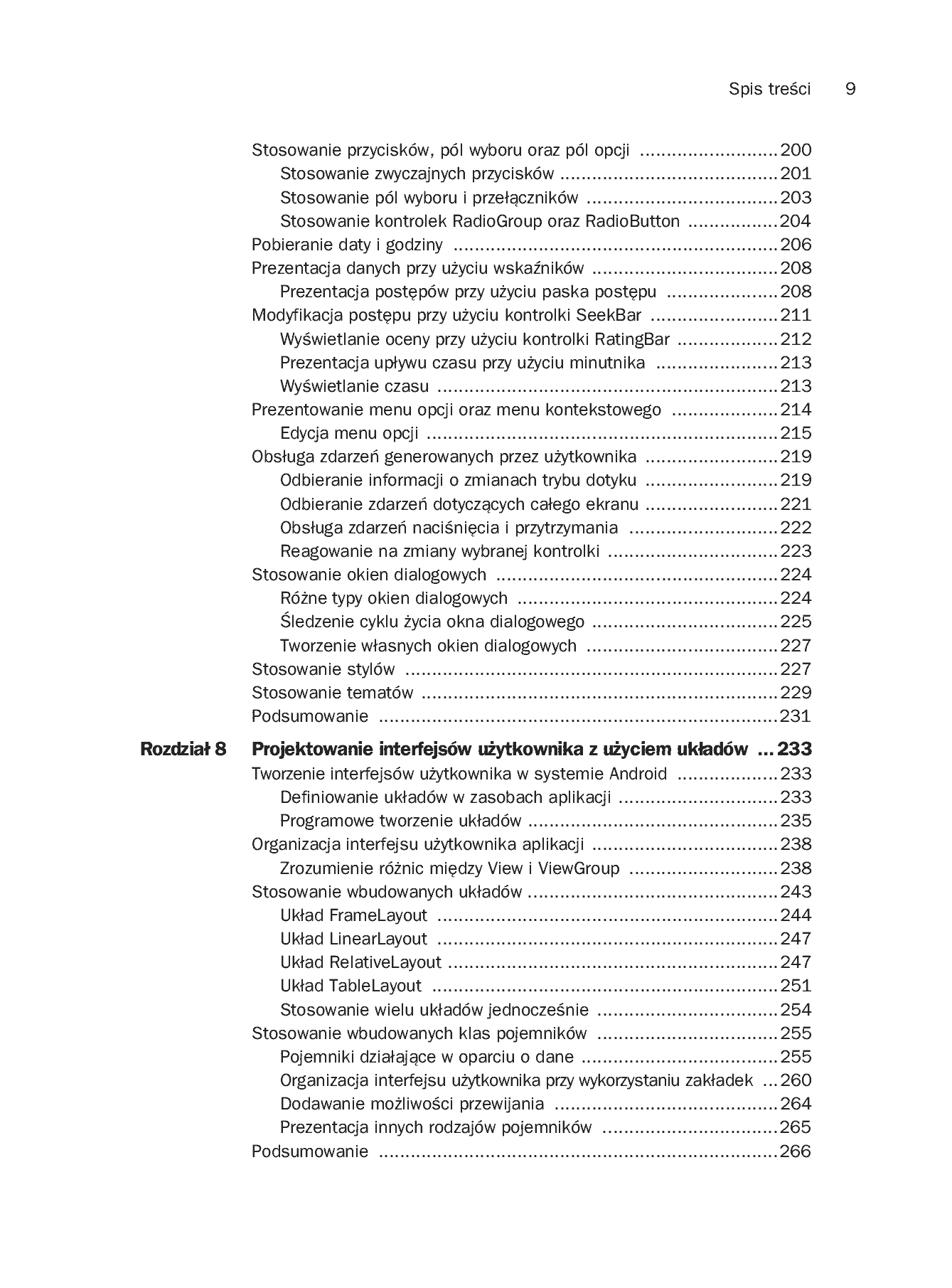 Fragment „Android. Programowanie aplikacji na urządzenia przenośne. Wydanie II” — strona 7 z 68