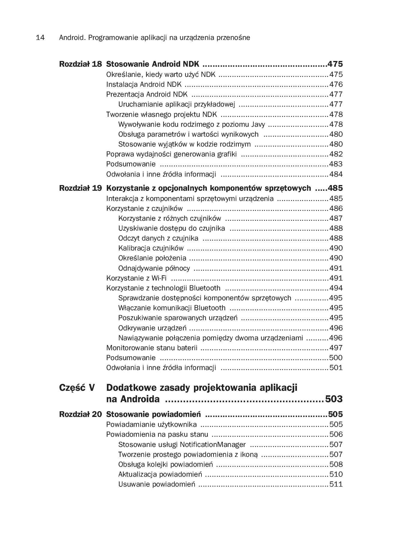 Fragment „Android. Programowanie aplikacji na urządzenia przenośne. Wydanie II” — strona 12 z 68