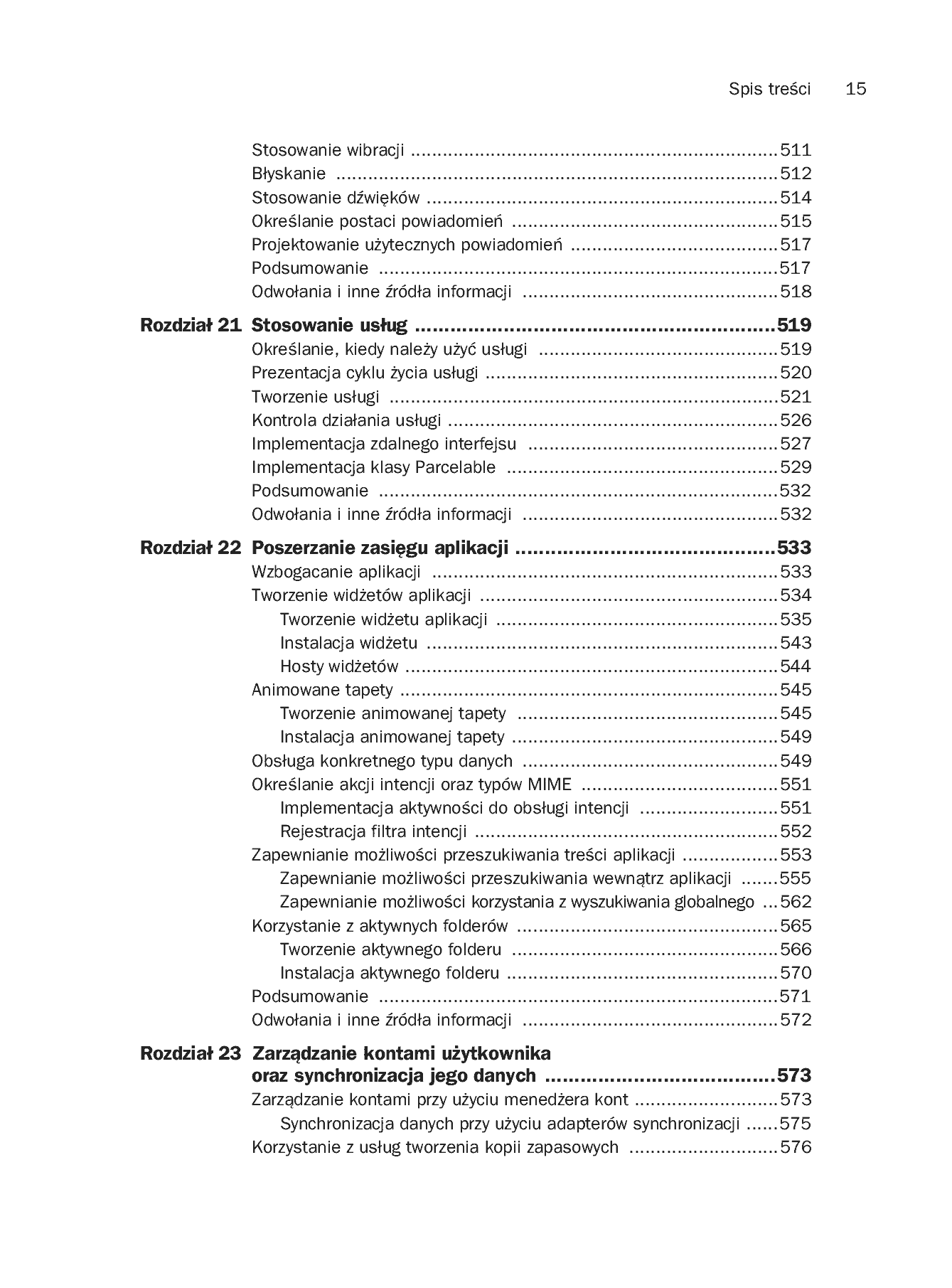 Fragment „Android. Programowanie aplikacji na urządzenia przenośne. Wydanie II” — strona 13 z 68