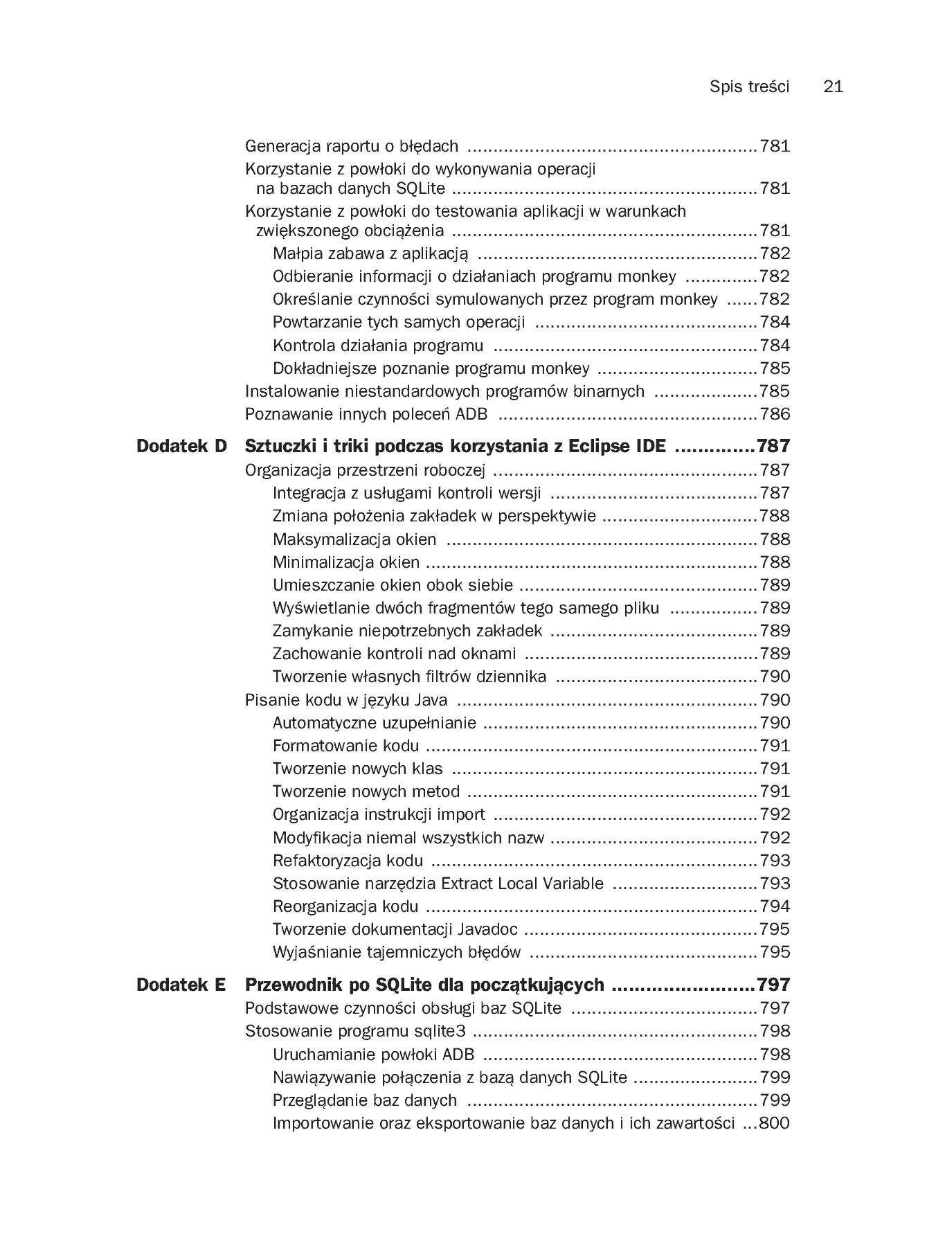 Fragment „Android. Programowanie aplikacji na urządzenia przenośne. Wydanie II” — strona 19 z 68