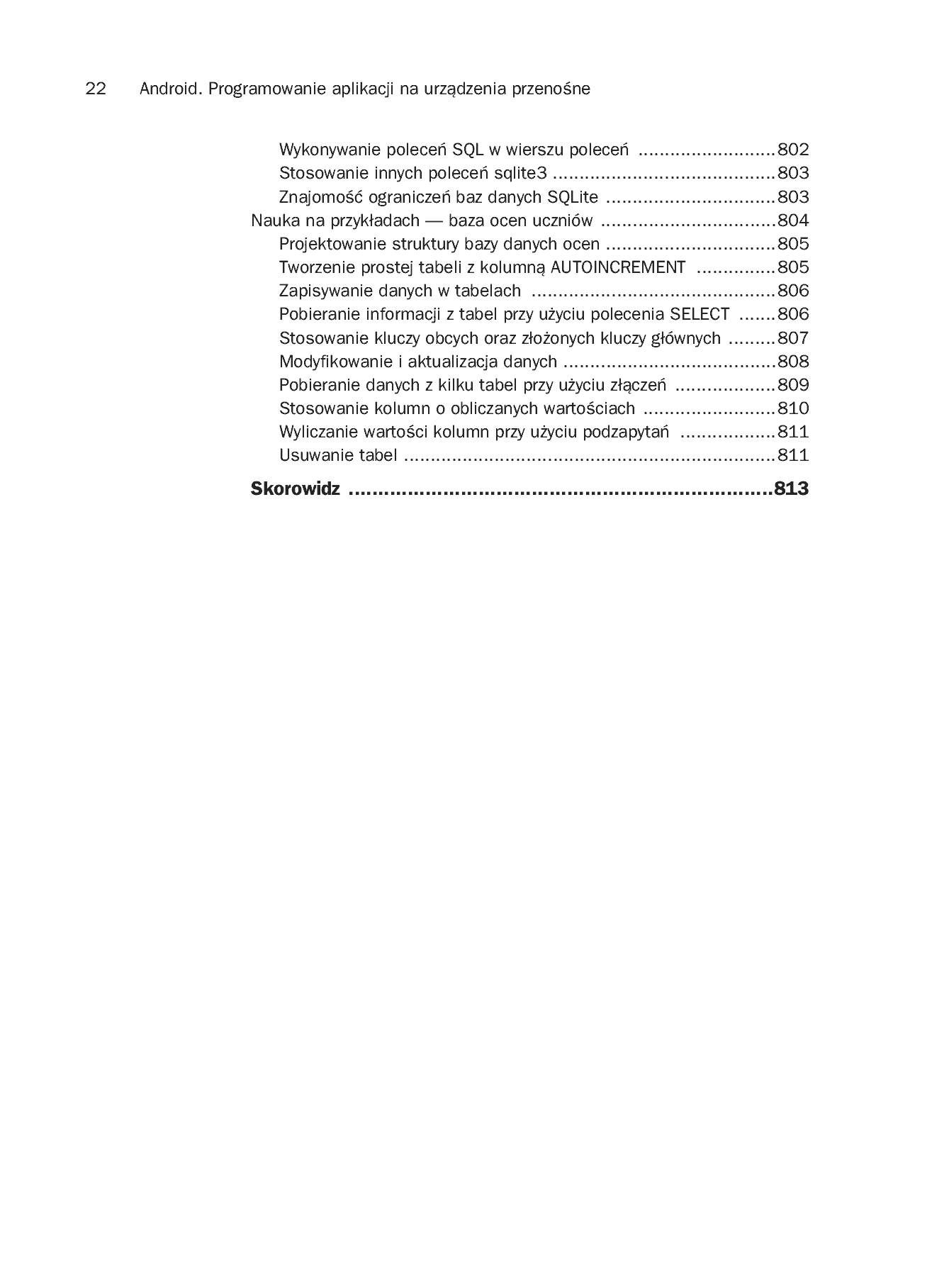 Fragment „Android. Programowanie aplikacji na urządzenia przenośne. Wydanie II” — strona 20 z 68