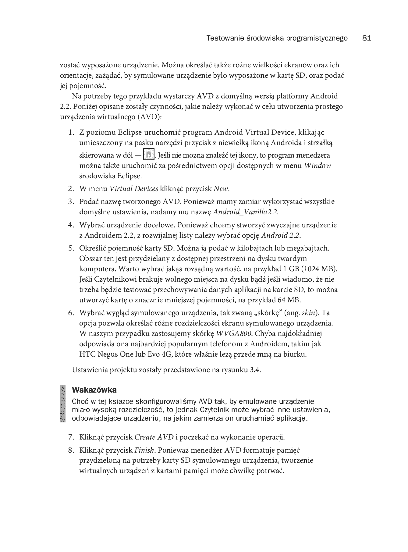 Fragment „Android. Programowanie aplikacji na urządzenia przenośne. Wydanie II” — strona 25 z 68