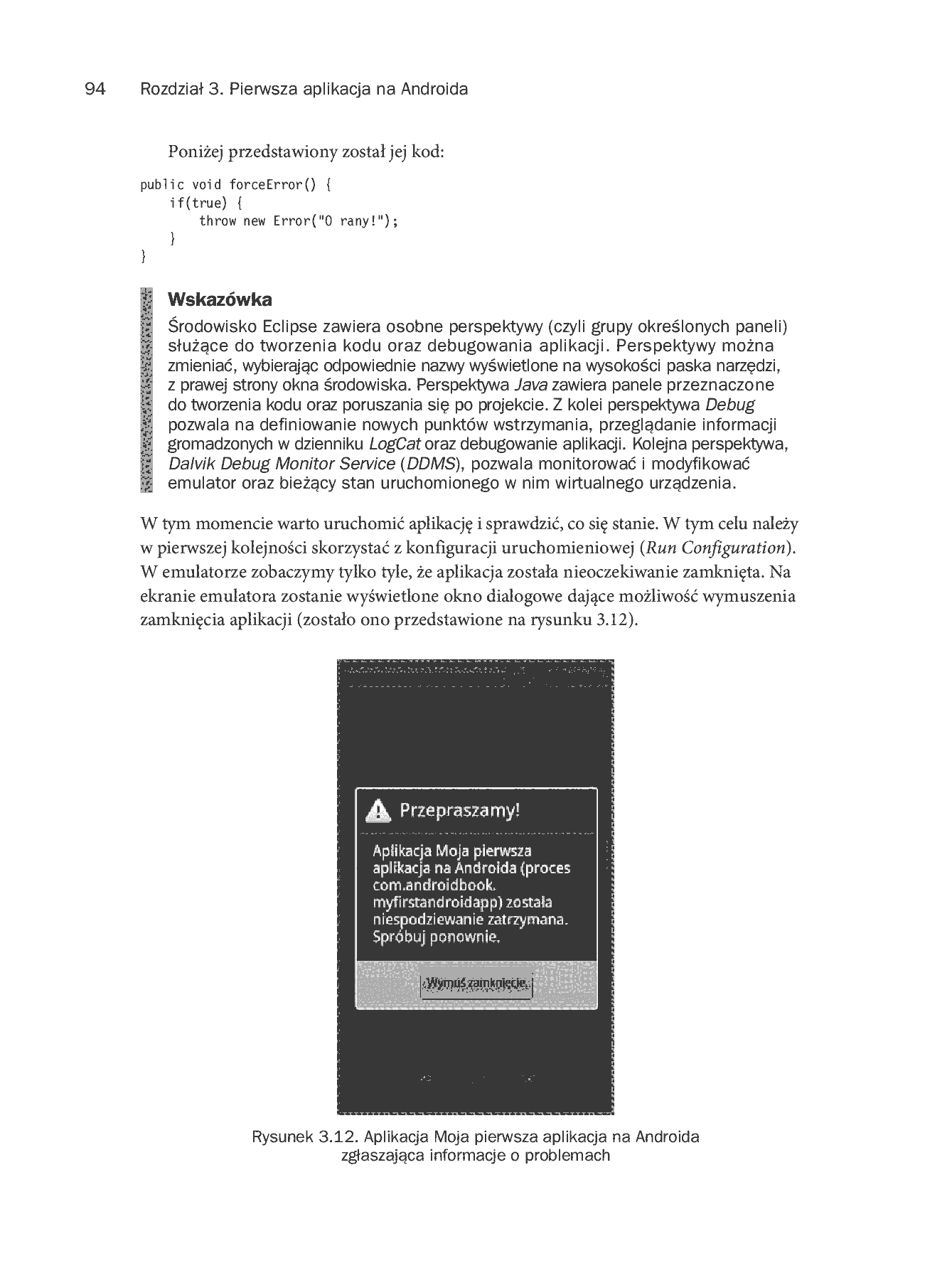 Fragment „Android. Programowanie aplikacji na urządzenia przenośne. Wydanie II” — strona 38 z 68