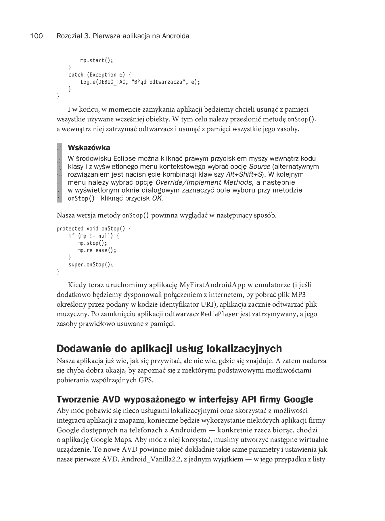 Fragment „Android. Programowanie aplikacji na urządzenia przenośne. Wydanie II” — strona 44 z 68