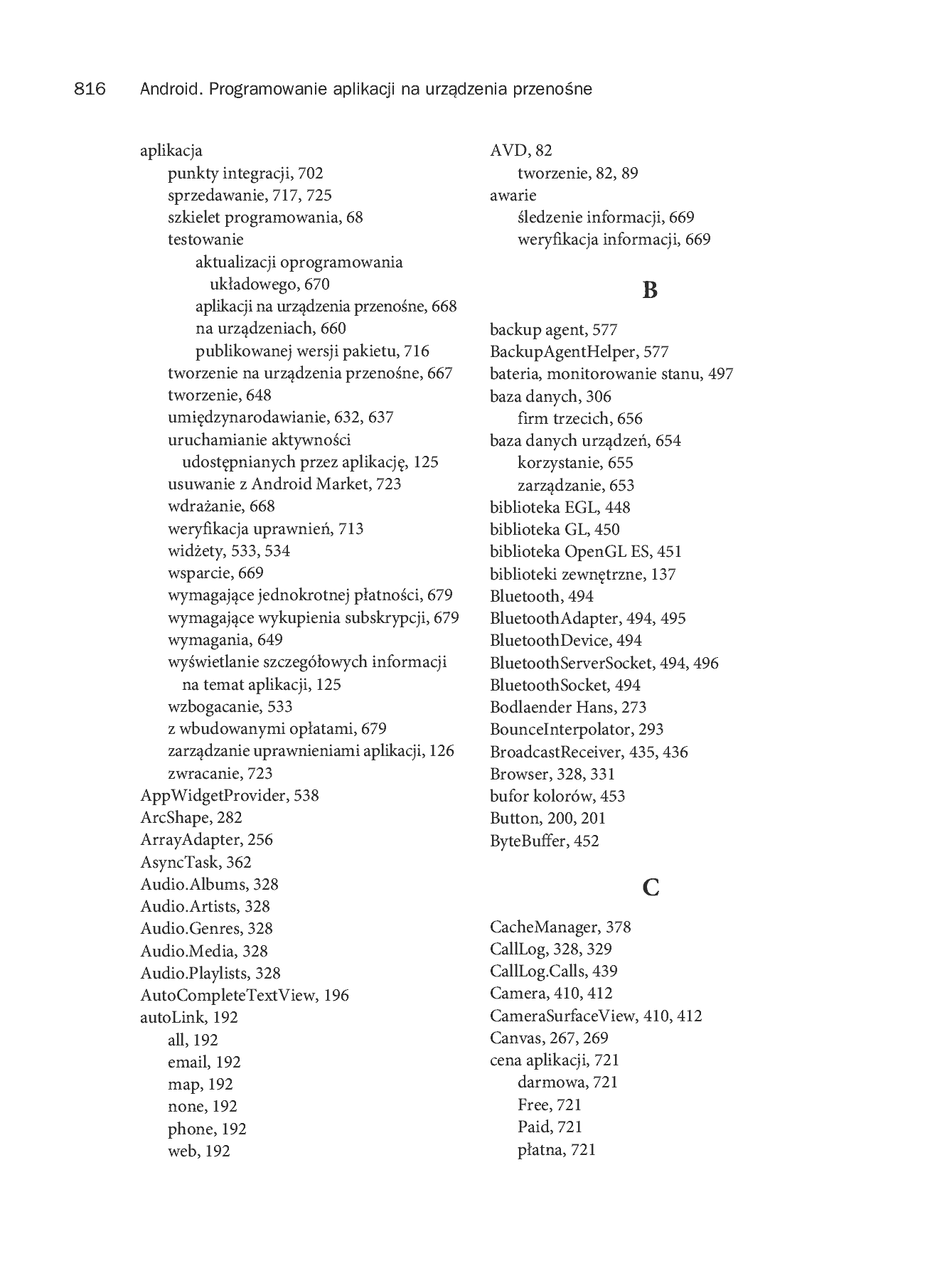 Fragment „Android. Programowanie aplikacji na urządzenia przenośne. Wydanie II” — strona 54 z 68