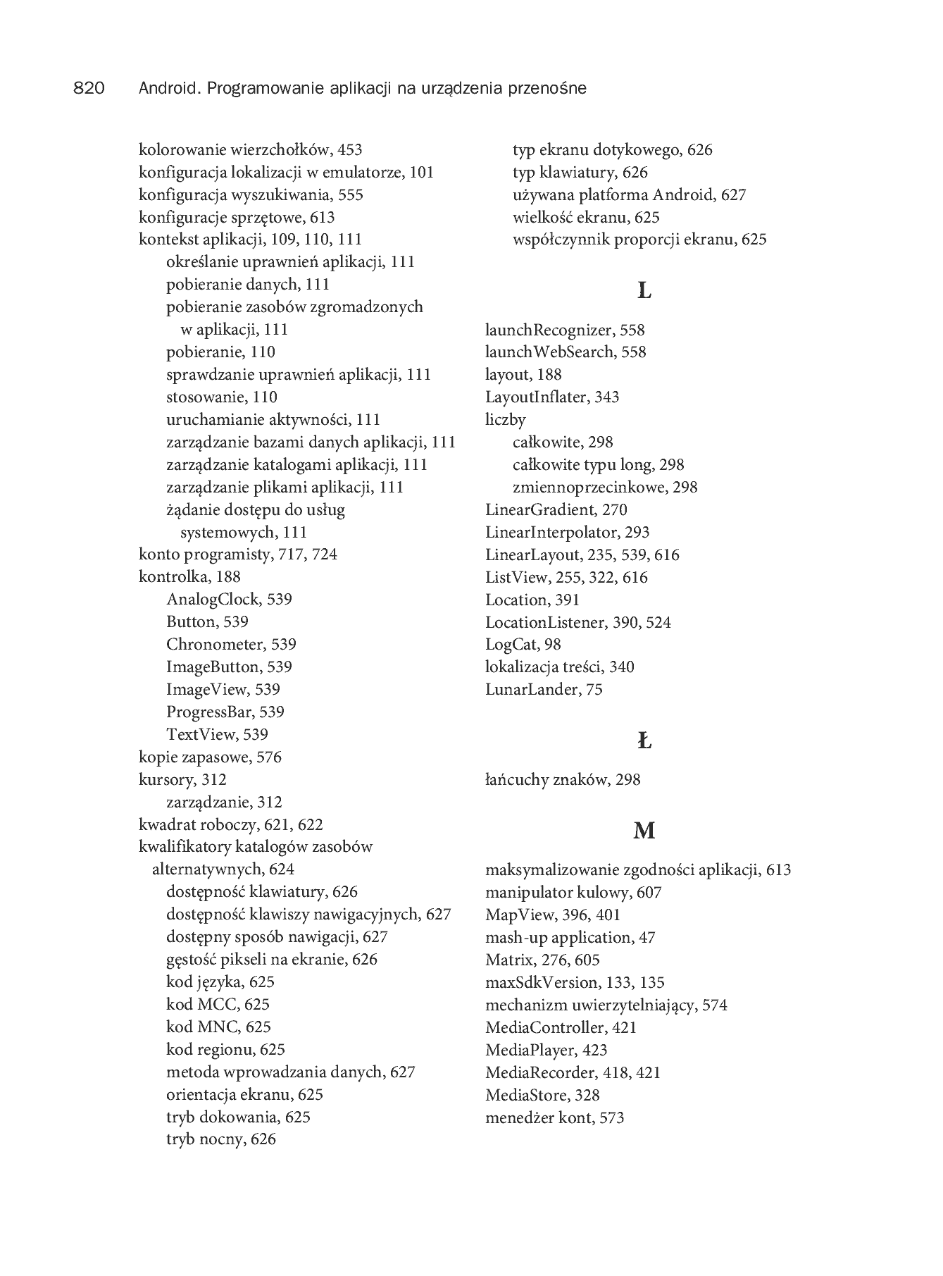 Fragment „Android. Programowanie aplikacji na urządzenia przenośne. Wydanie II” — strona 58 z 68