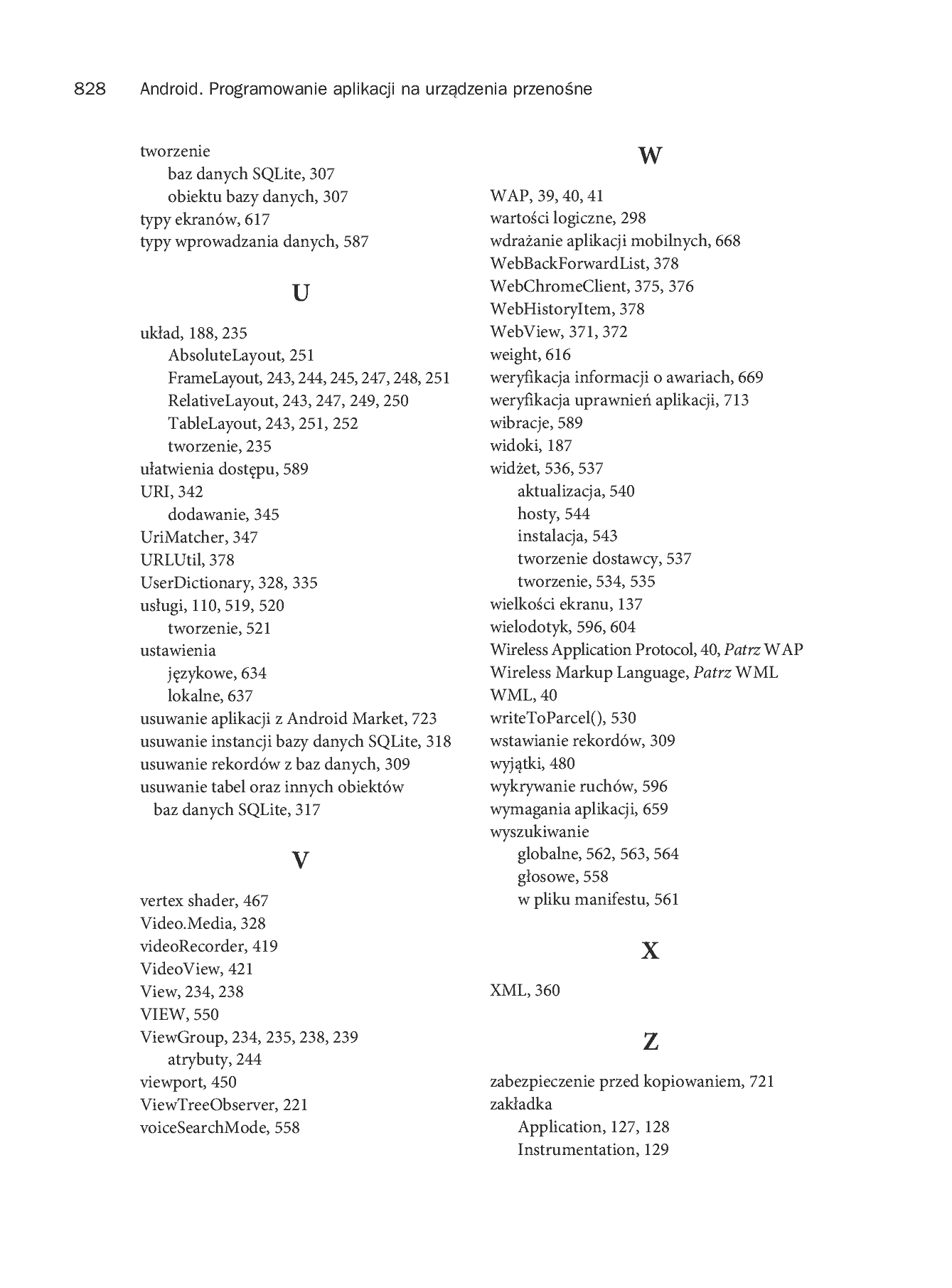 Fragment „Android. Programowanie aplikacji na urządzenia przenośne. Wydanie II” — strona 66 z 68