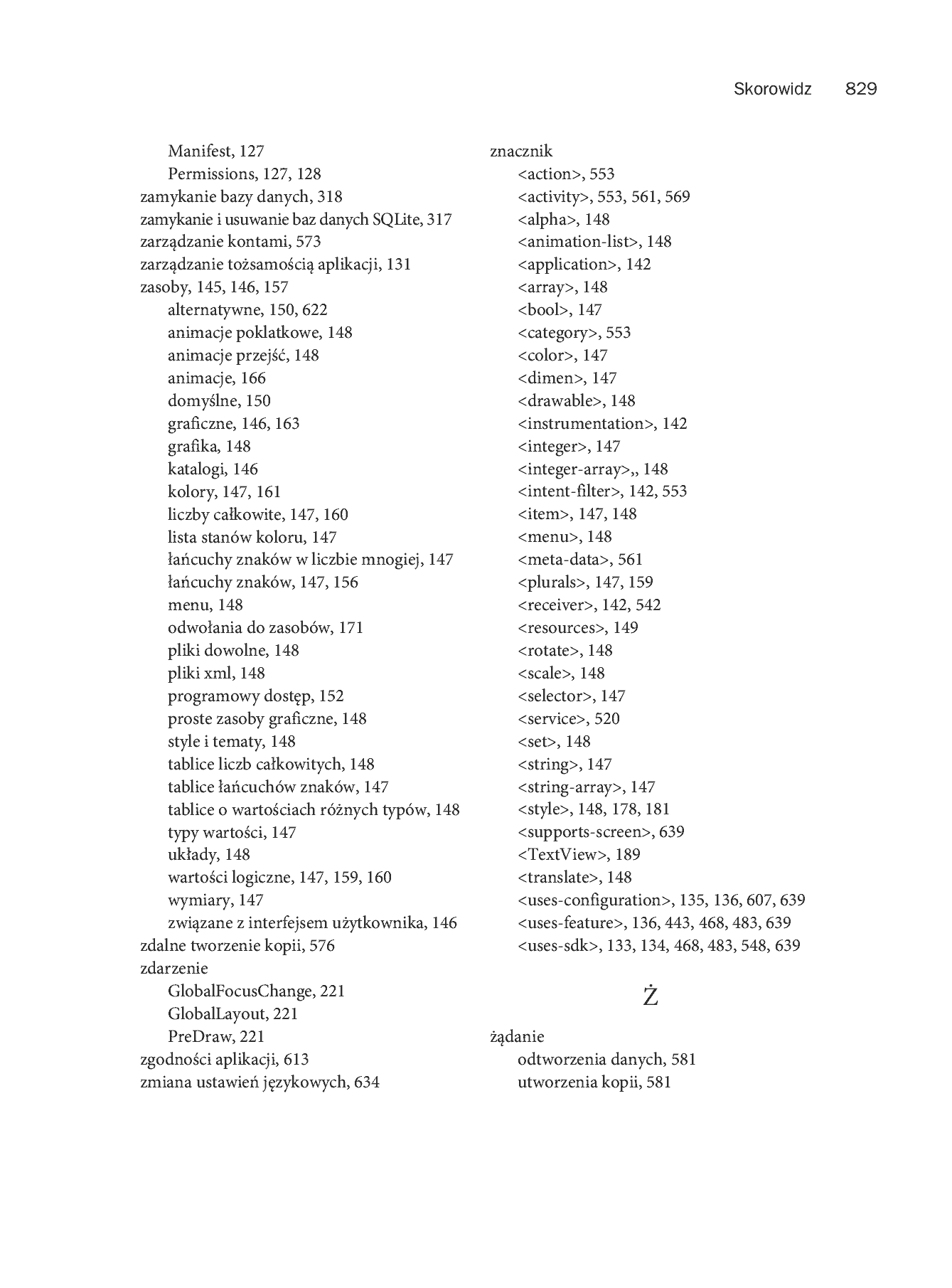 Fragment „Android. Programowanie aplikacji na urządzenia przenośne. Wydanie II” — strona 67 z 68