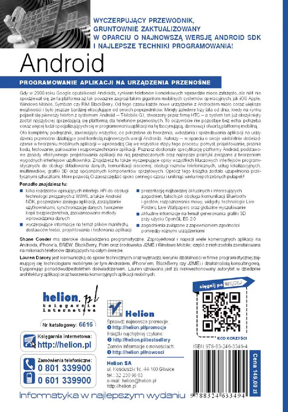 Fragment „Android. Programowanie aplikacji na urządzenia przenośne. Wydanie II” — strona 68 z 68