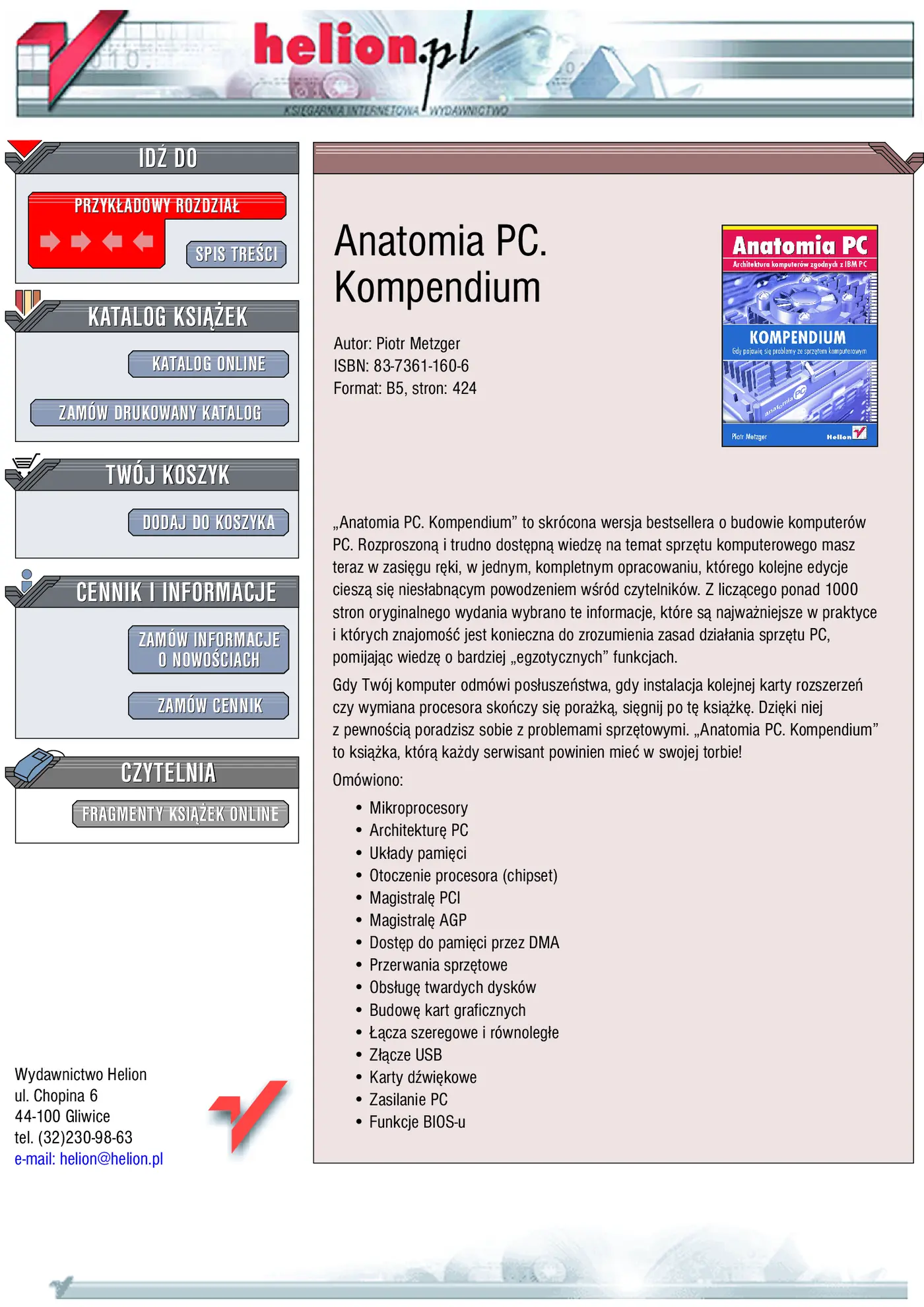 Fragment „Anatomia PC. Kompendium” — strona 1 z 34